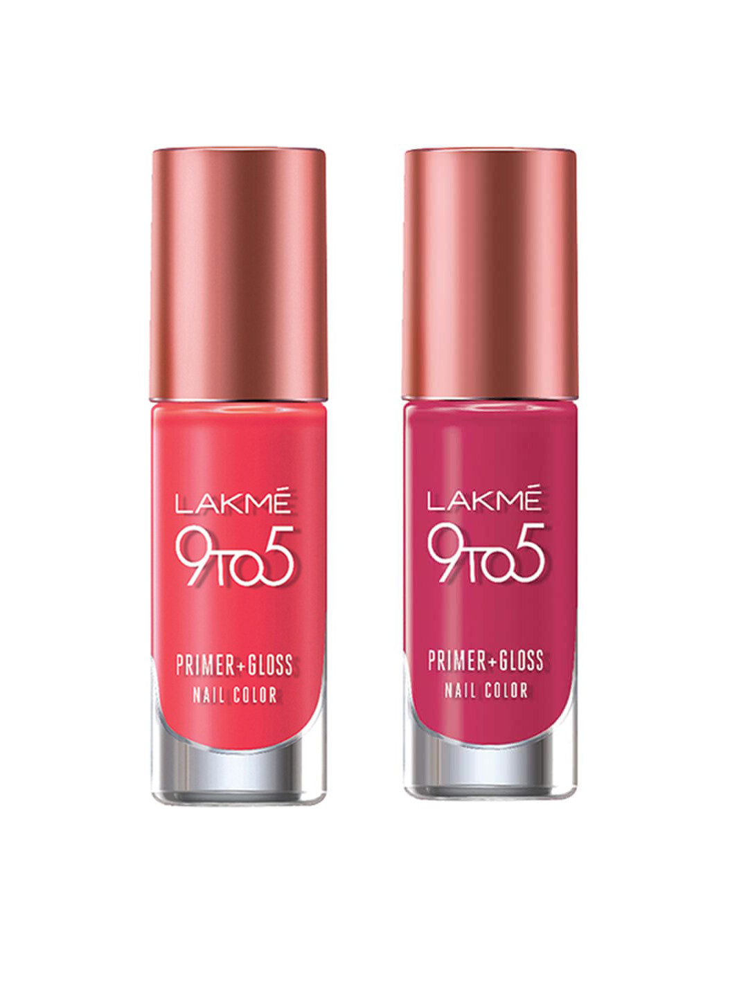 

Lakme Set of 2 Nail Polish, Pink