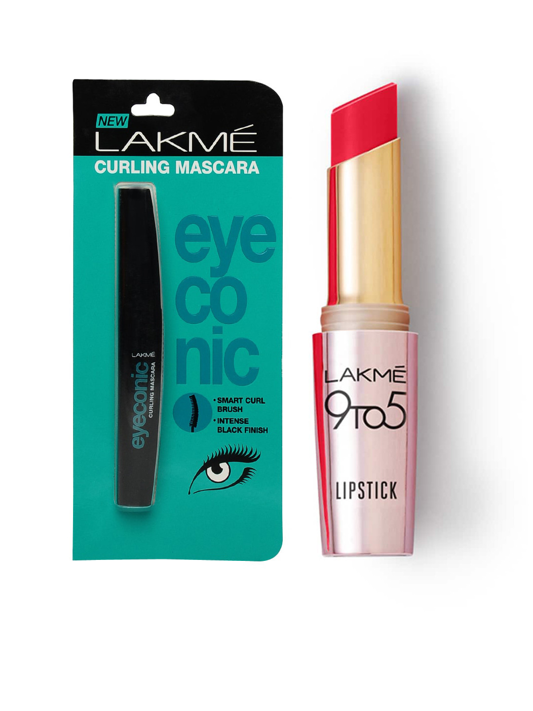 

Lakme Set of 2 Primer + Matte Lipstick & Mascara, Red