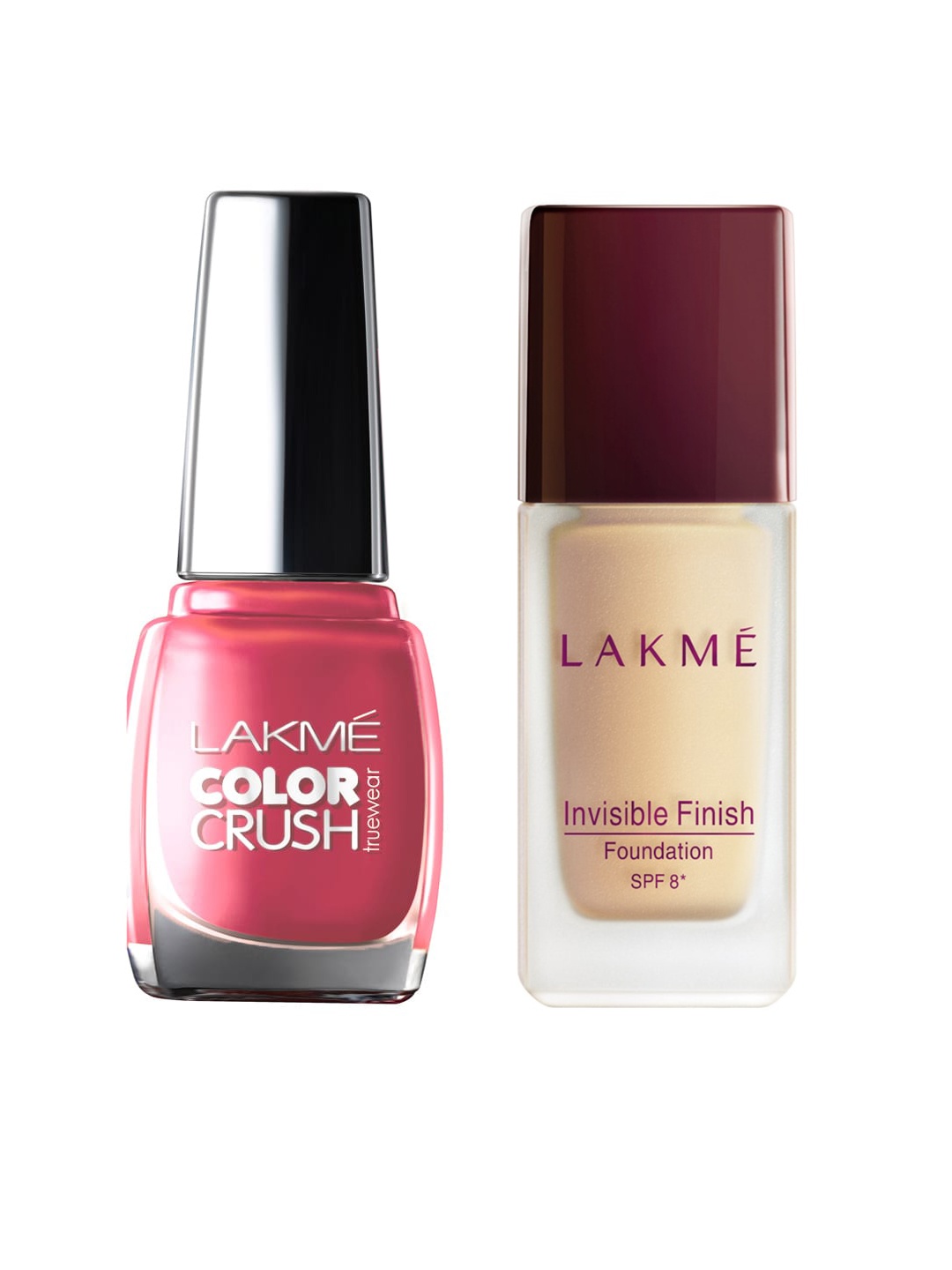 

Lakme Set of 2 Foundation & Nail Polish, Skin