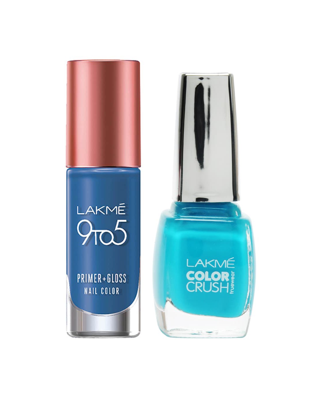

Lakme Set of 2 Nail Polish, Blue