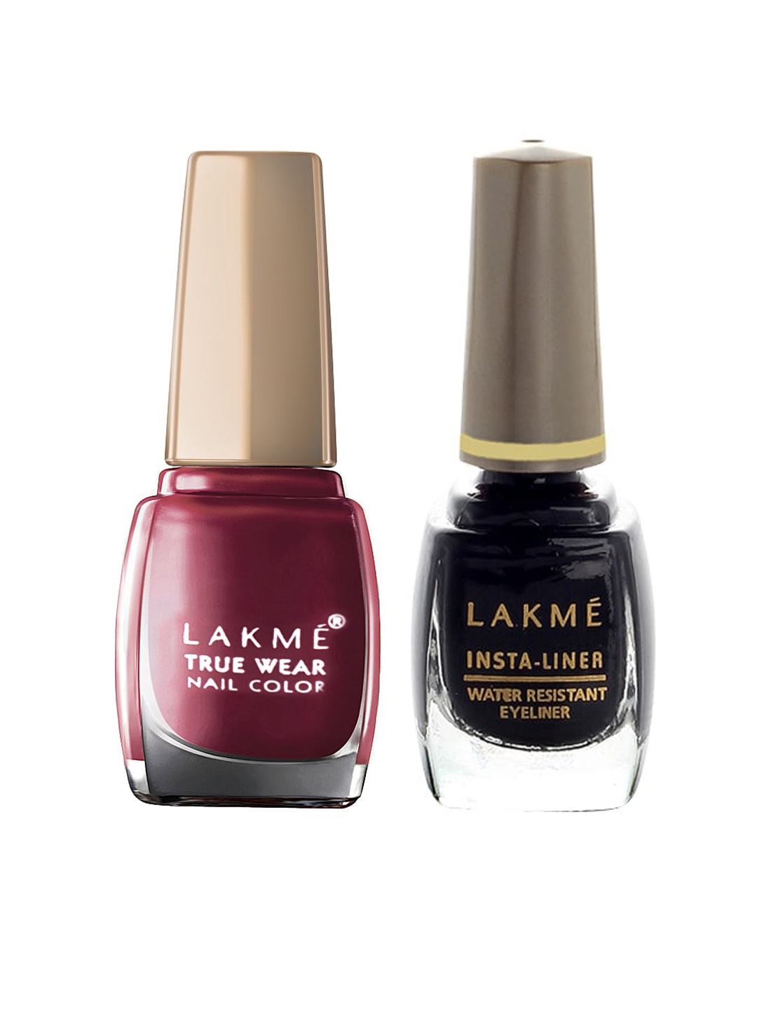 

Lakme Set of Black Insta-Liner & True Wear Freespirit Nail Polish