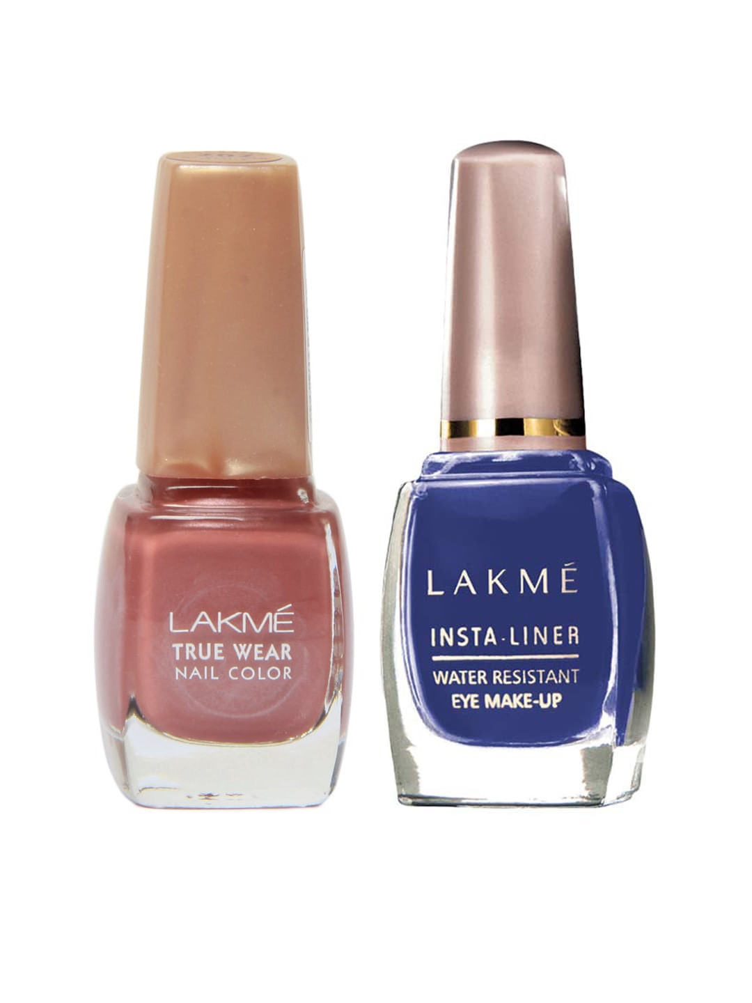 

Lakme Set of Blue Insta-Liner & True Wear Nail Polish