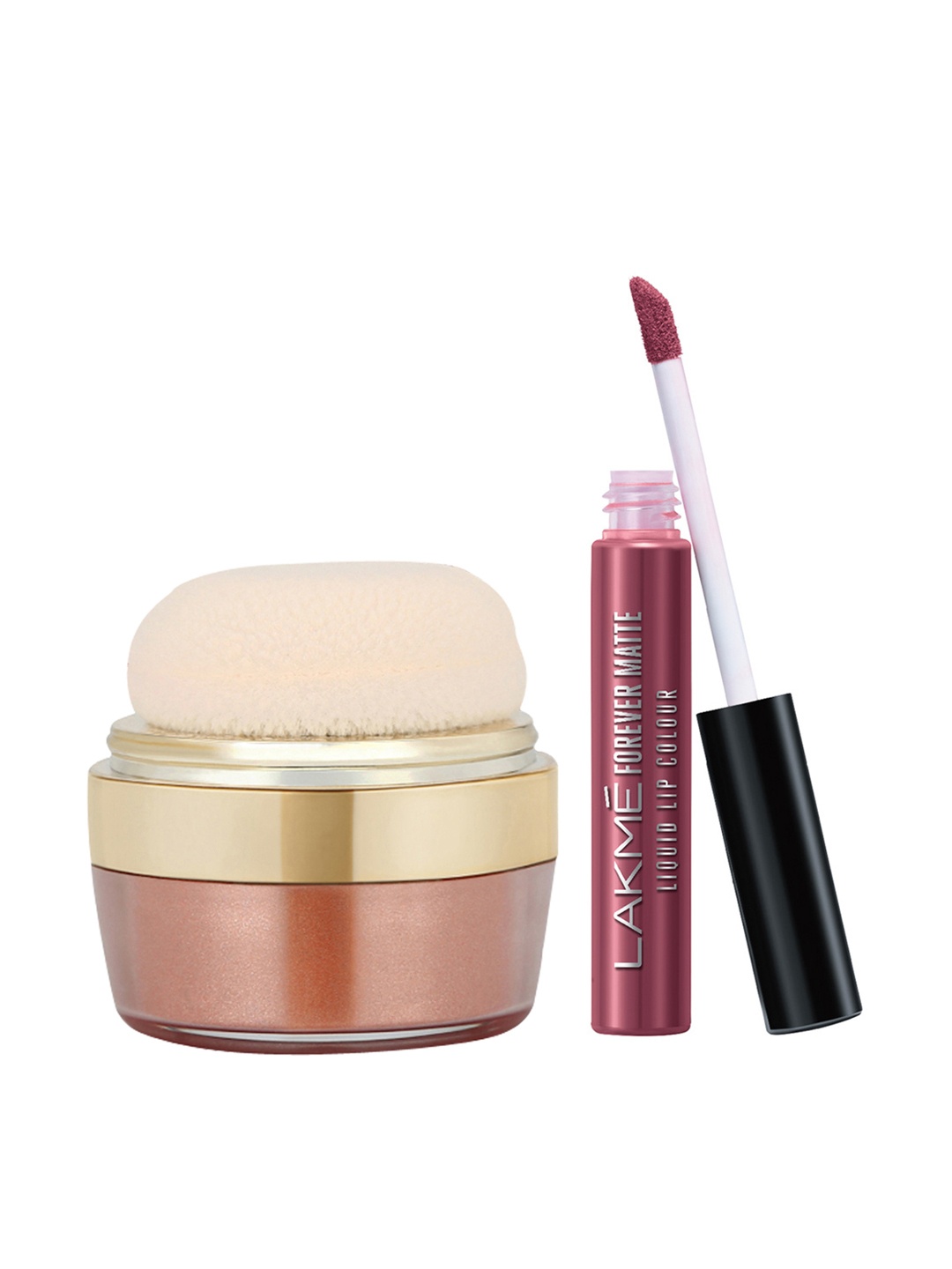 

Lakme Set of Sheer Blusher & Liquid Lip Colour, Bronze