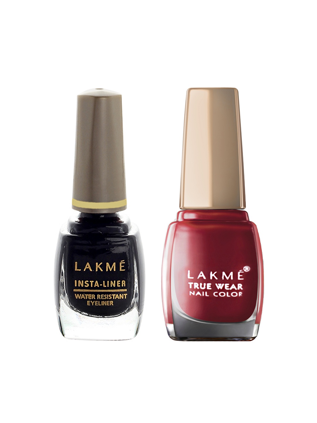 

Lakme Set of True Wear Freespirit Nail Polish & Insta EyeLiner, Black