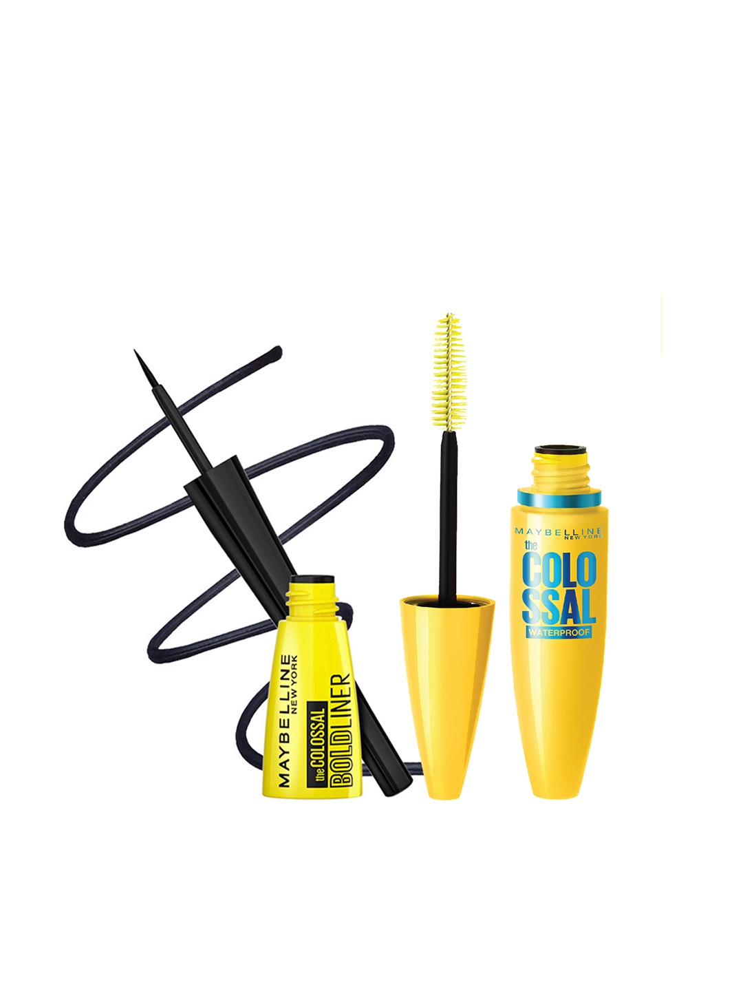 

Maybelline New York Colossal Bold Liner & Colossal Volume Express Waterproof Mascara, Black