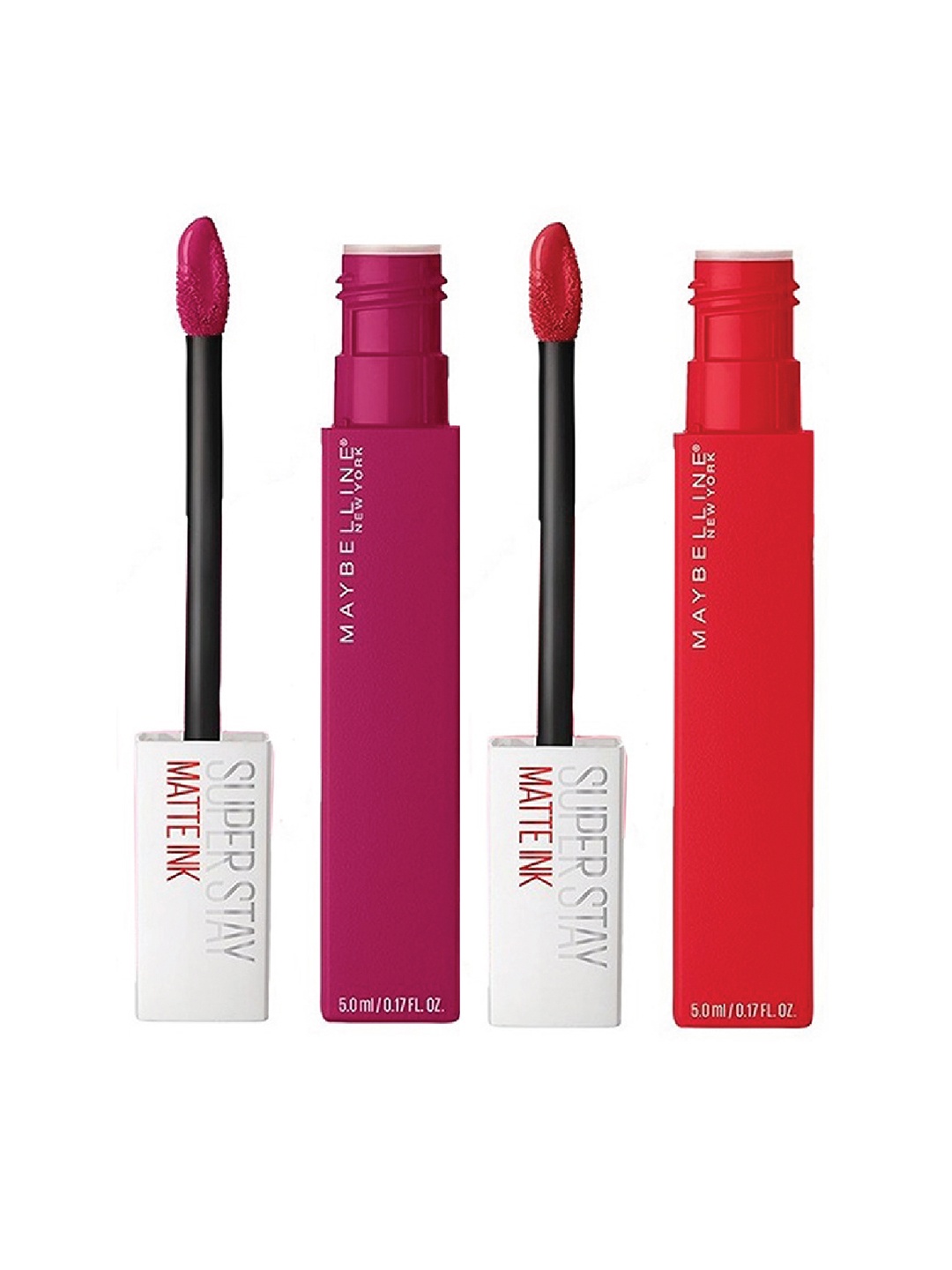 

Maybelline New York Set of 2 Super Stay Matte Ink Liquid Lipsticks - Ambitious & Artist, Red