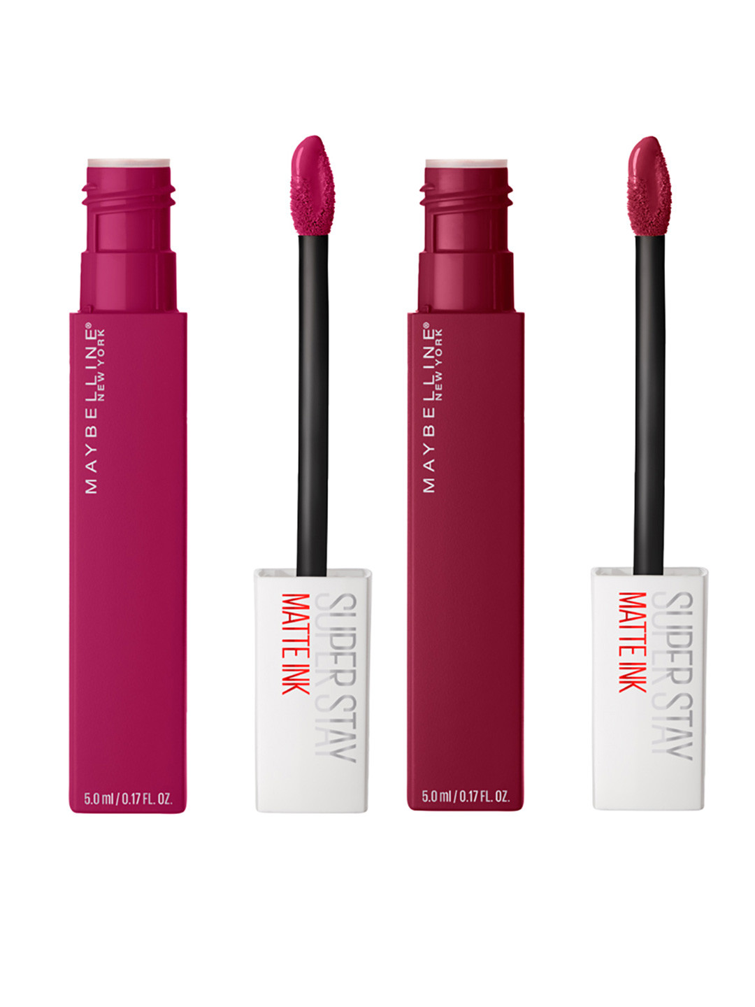 

Maybelline New York Set of 2 Super Stay Matte Ink Liquid Lipsticks 10 ml, Burgundy
