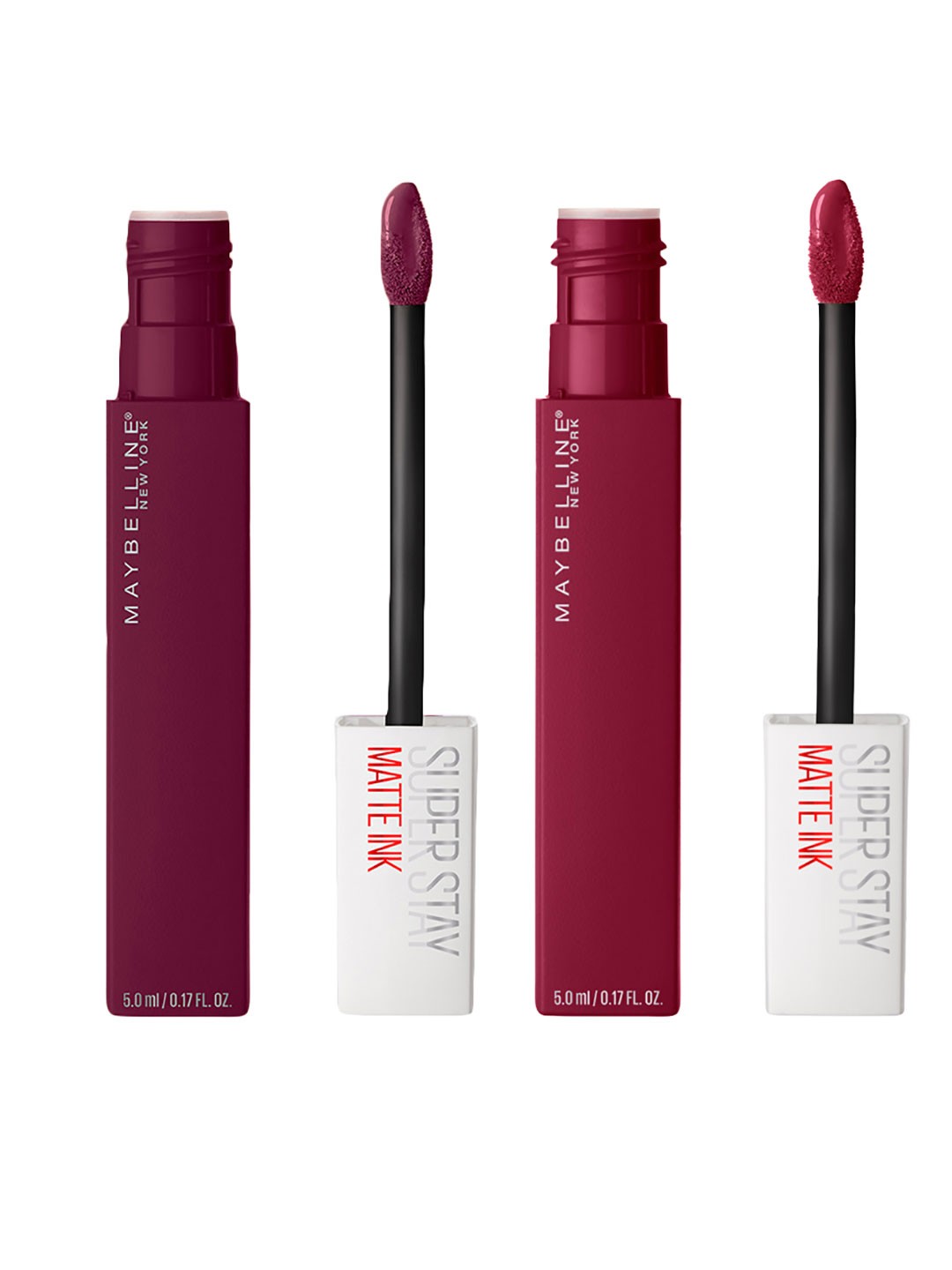 

Maybelline Set of 2 New York Super Stay Matte Ink Liquid Lipsticks- Transformer & Founder, Brown