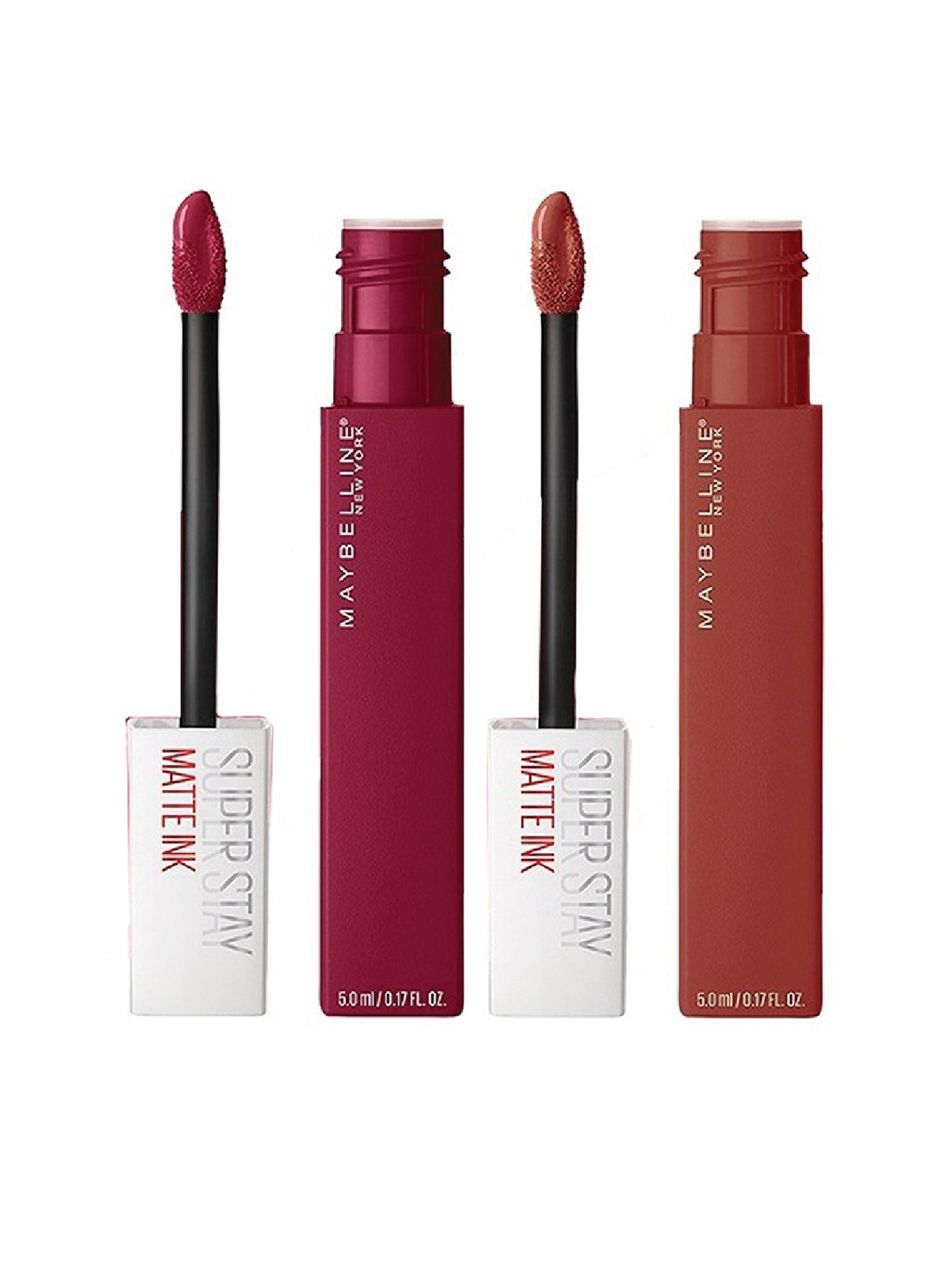 

Maybelline New York Set of 2 Super Stay Matte Ink Liquid Lipsticks - Founder & Seeker, Burgundy