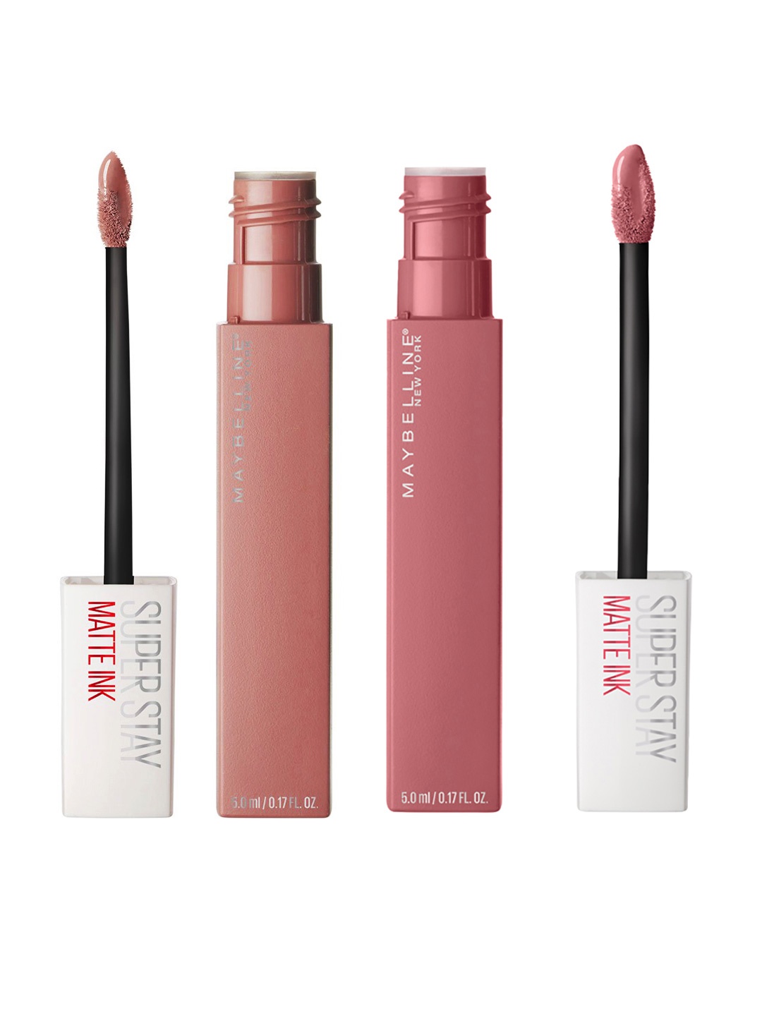

Maybelline Set of 2 New York Super Stay Matte Ink Liquid Lipsticks - 65 & 130, Brown