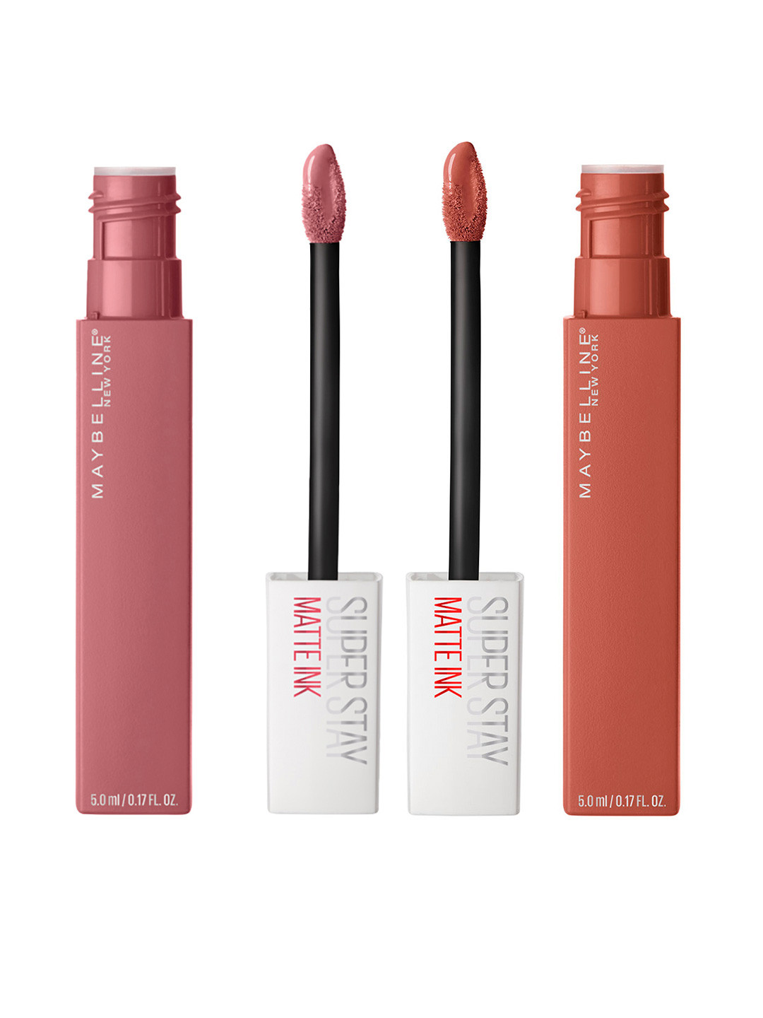 

Maybelline Set of 2 New York Super Stay Matte Ink Liquid Lipsticks - 130 & 70, Pink