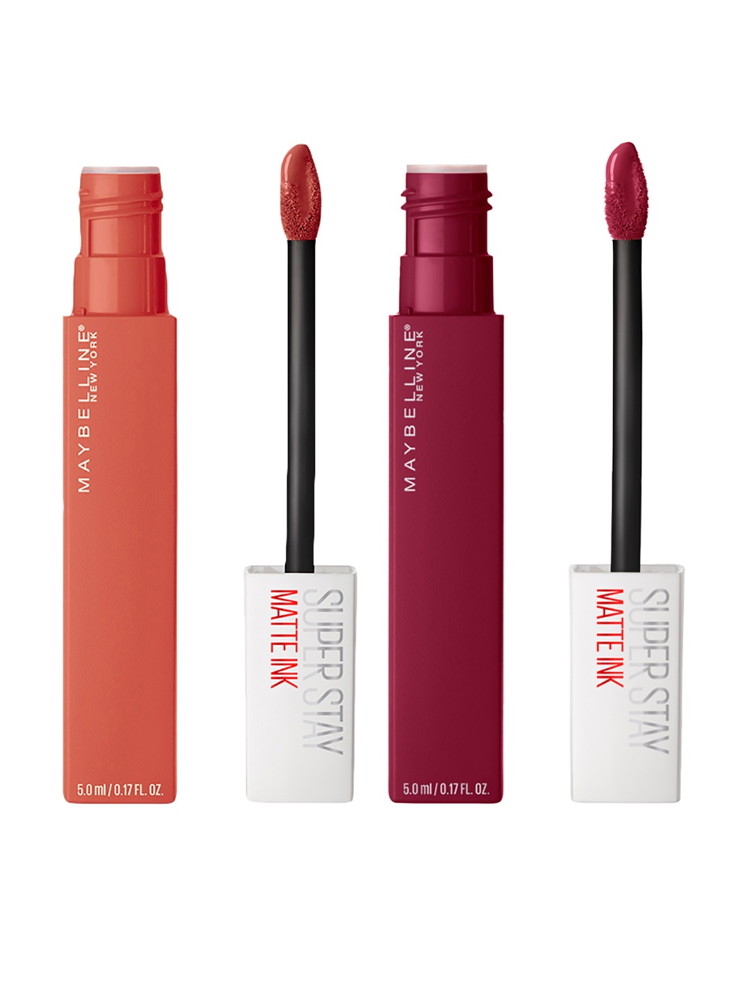

Maybelline Set of 2 New York Super Stay Matte Ink Liquid Lipsticks - Founder & Versatile, Burgundy