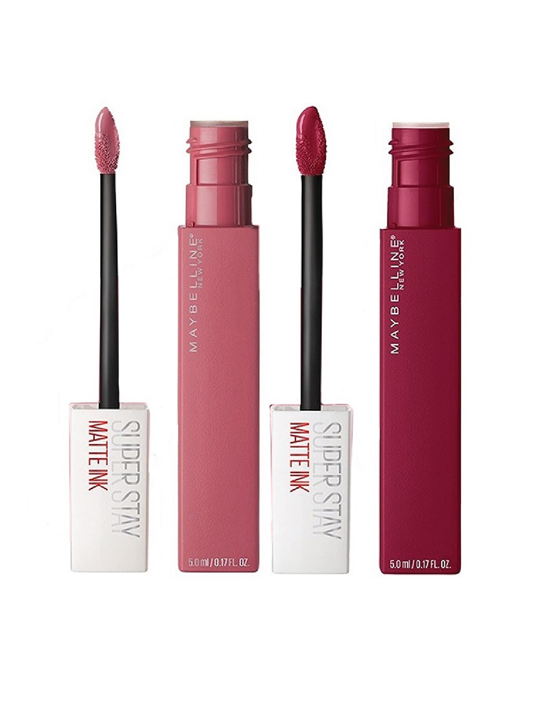 

Maybelline New York Set of 2 Super Stay Matte Ink Lipsticks - Lover & Founder, Pink
