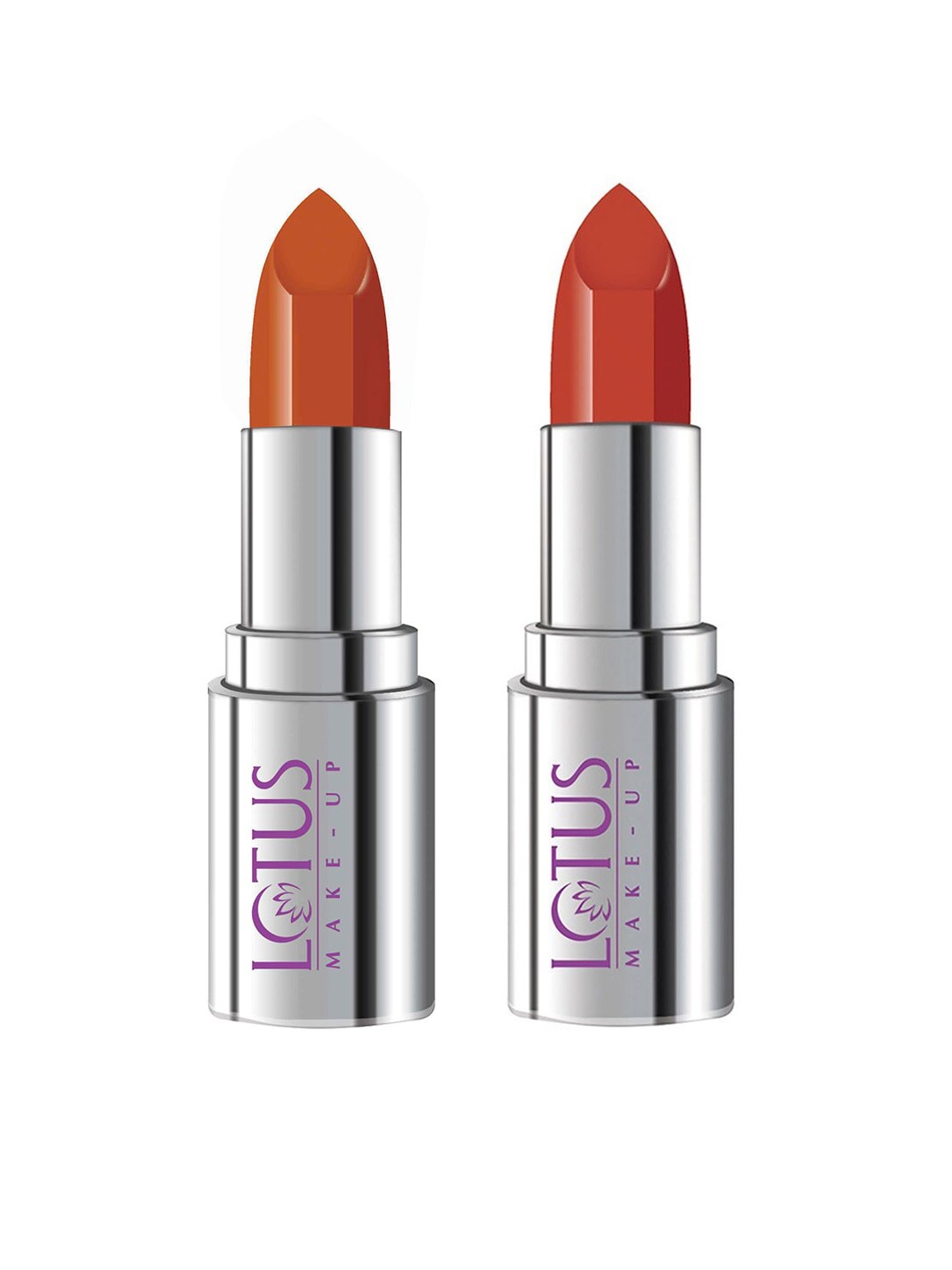 

Lotus Herbals Set of 2 Ecostay Matte Liptsicks, Red