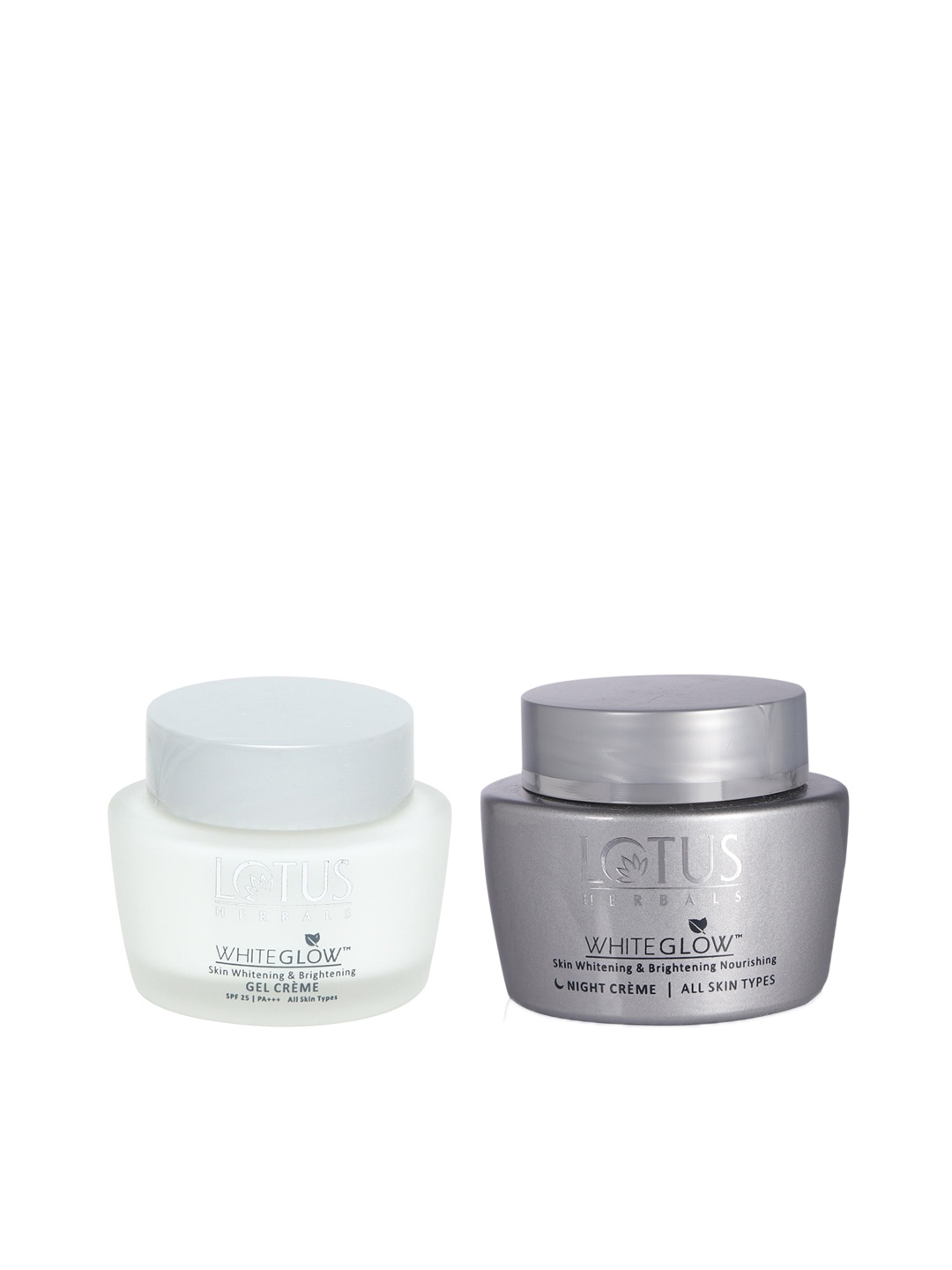 

Lotus Herbals Set of Day Creme & Night Creme, Silver