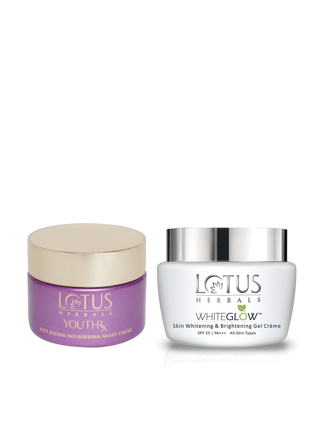 

Lotus Herbals Set of Day Creme & Night Creme, Gold