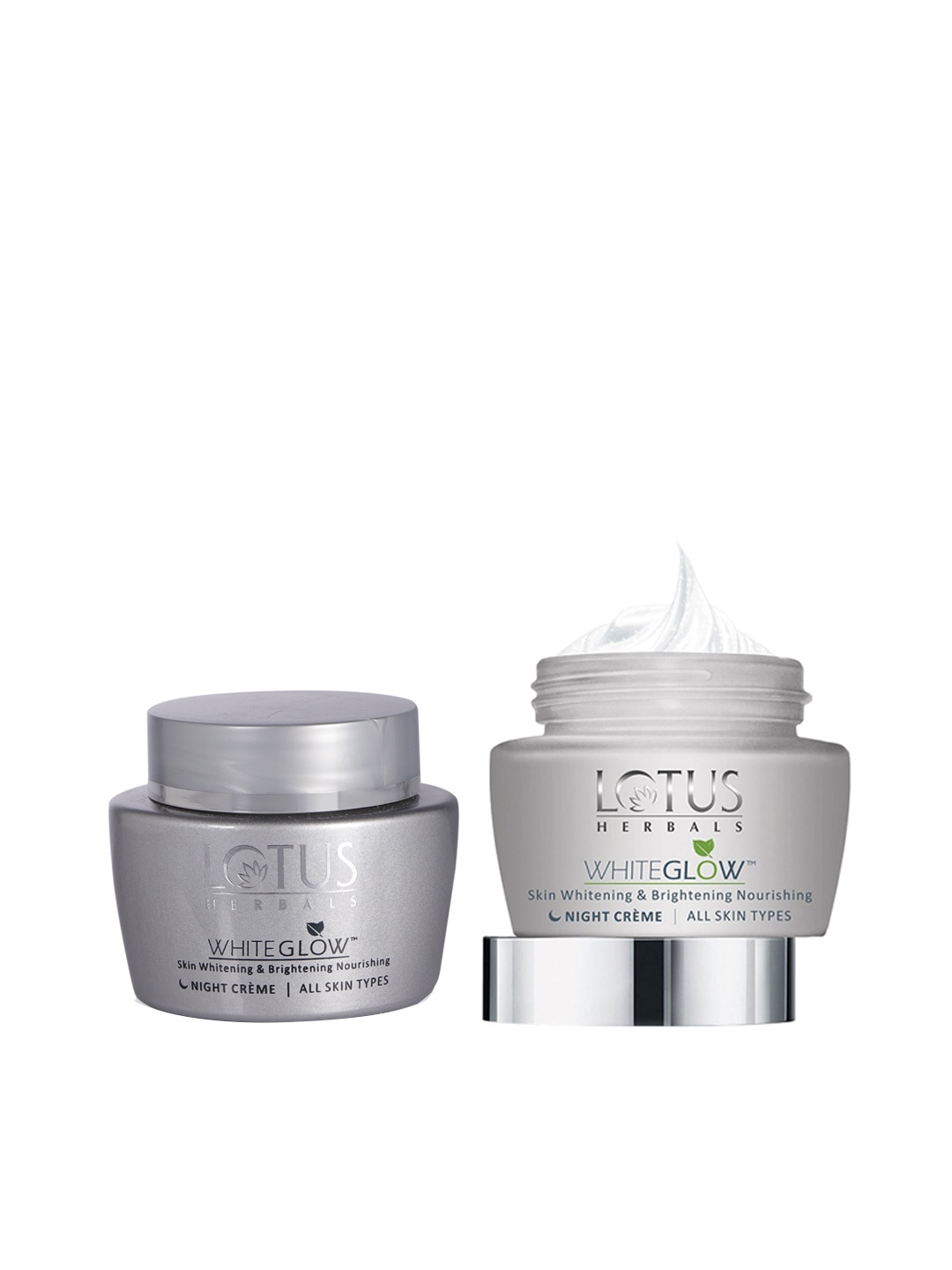 

Lotus Herbals Set of 2 Night Cremes, White