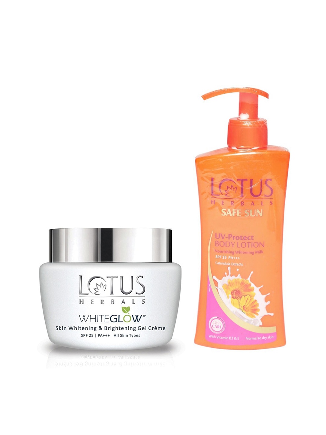 

Lotus Herbals Pack of Sunscreen & Face Moisturisers, White