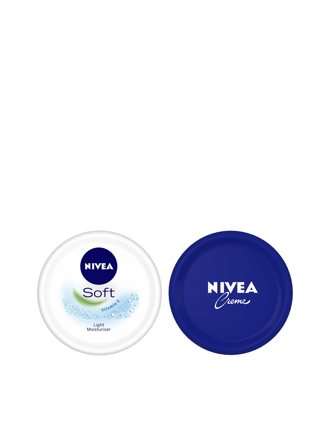 

Nivea Set of Soft Vitamin E & Creme Moisturisers, White