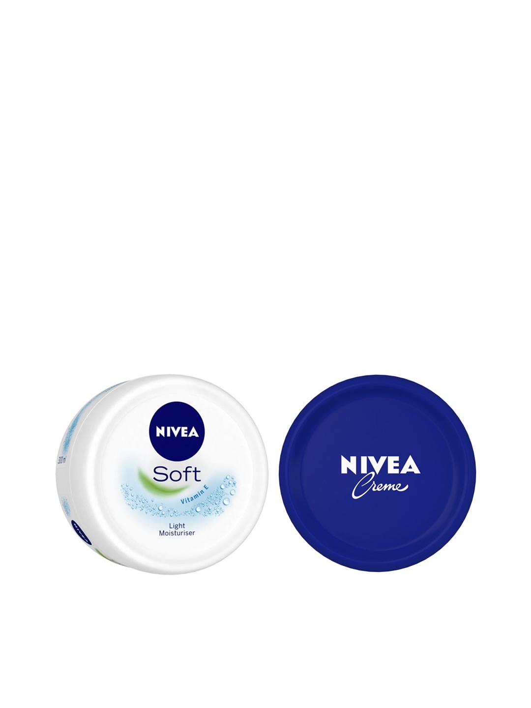 

Nivea Set of Soft Vitamin E & Creme Moisturisers, White