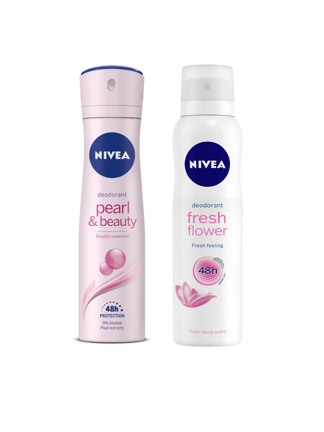 

Nivea Women Set of Fresh Flower with Pearl & Beauty Deodorants, Pink