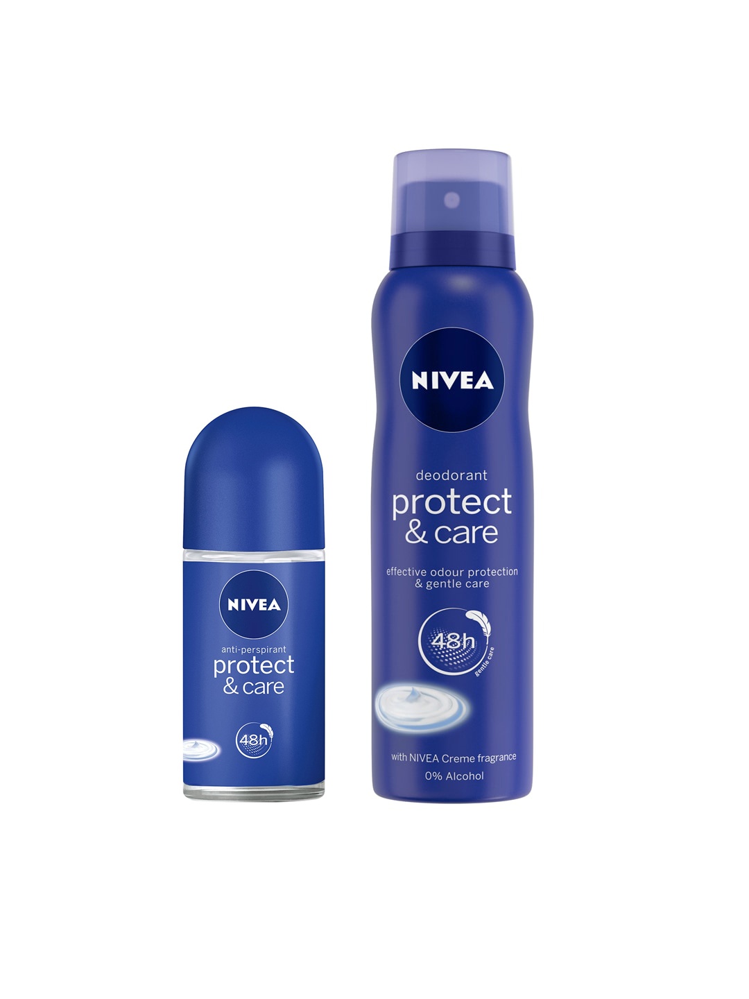 

Nivea Set of Protect & Care Roll-On & Deodorant, Navy blue