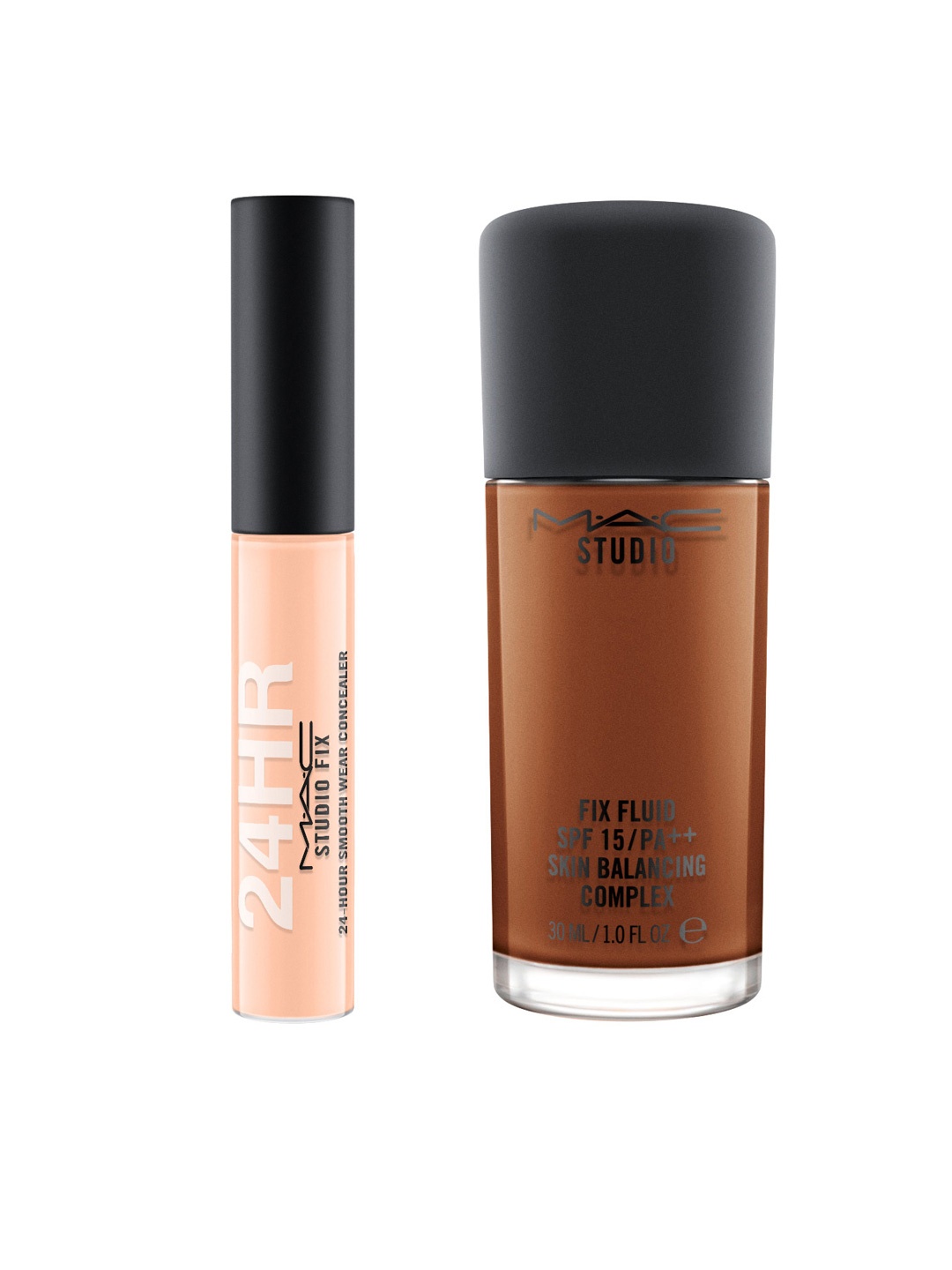 

M.A.C Set of Studio Fix Foundation NW60 & Concealer NW24, Brown