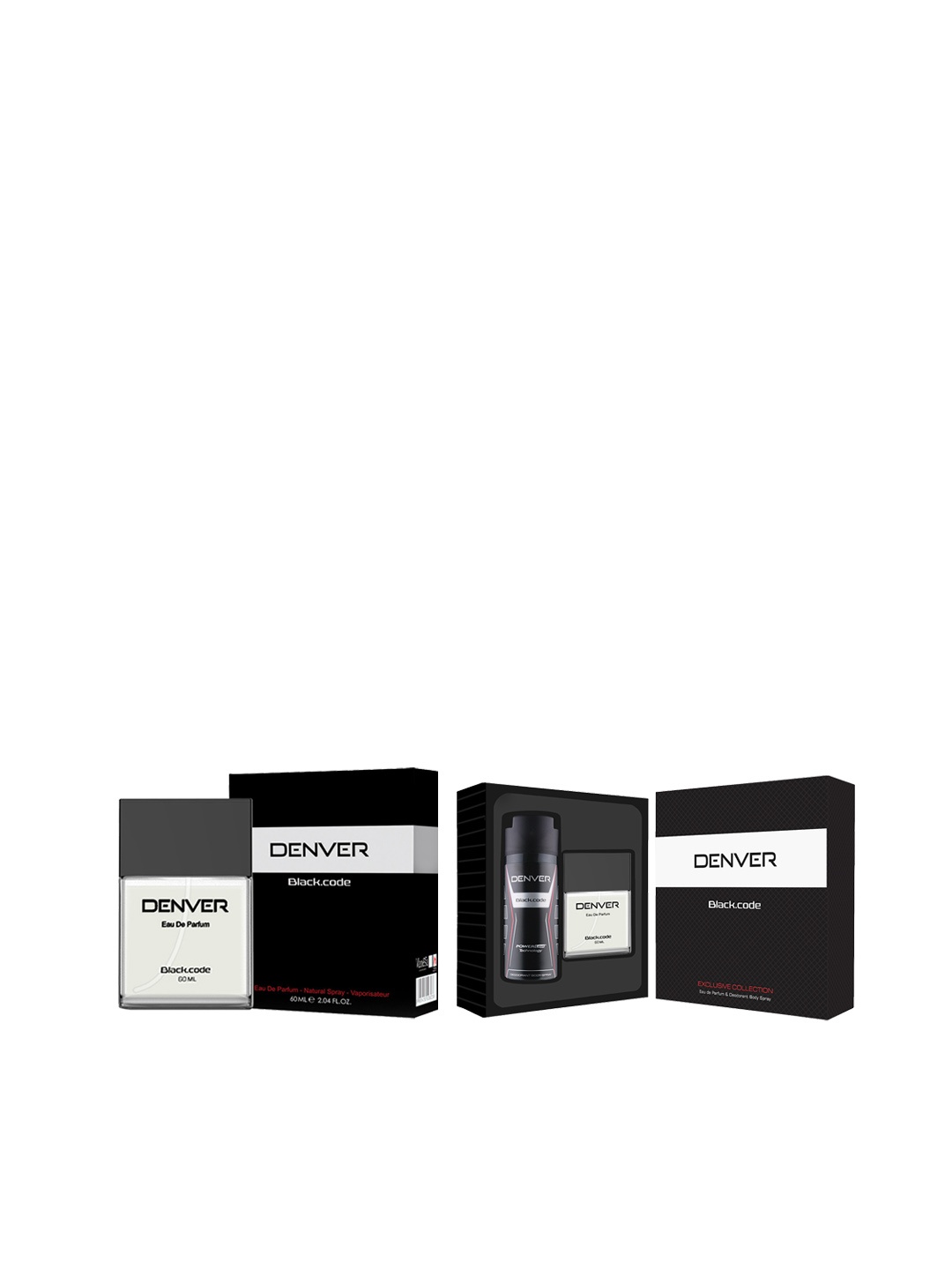 

Denver Men Set of 2 Black Code Eau de Parfum & 1 Black Code Deodorant