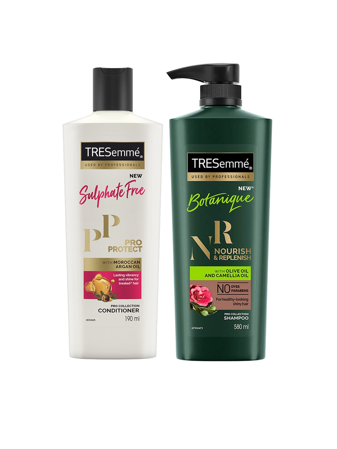 

TRESemme Set of Nourish & Replenish Shampoo & Pro Protect Sulphate Free Conditioner, Green