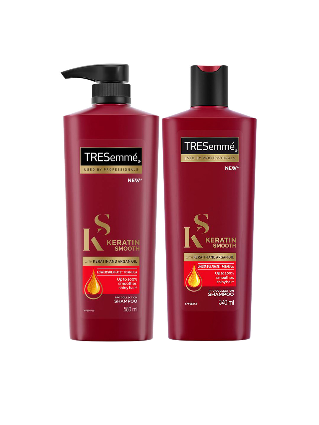 

TRESemme Set of 2 Keratin Smooth Pro Collection Shampoo, Red