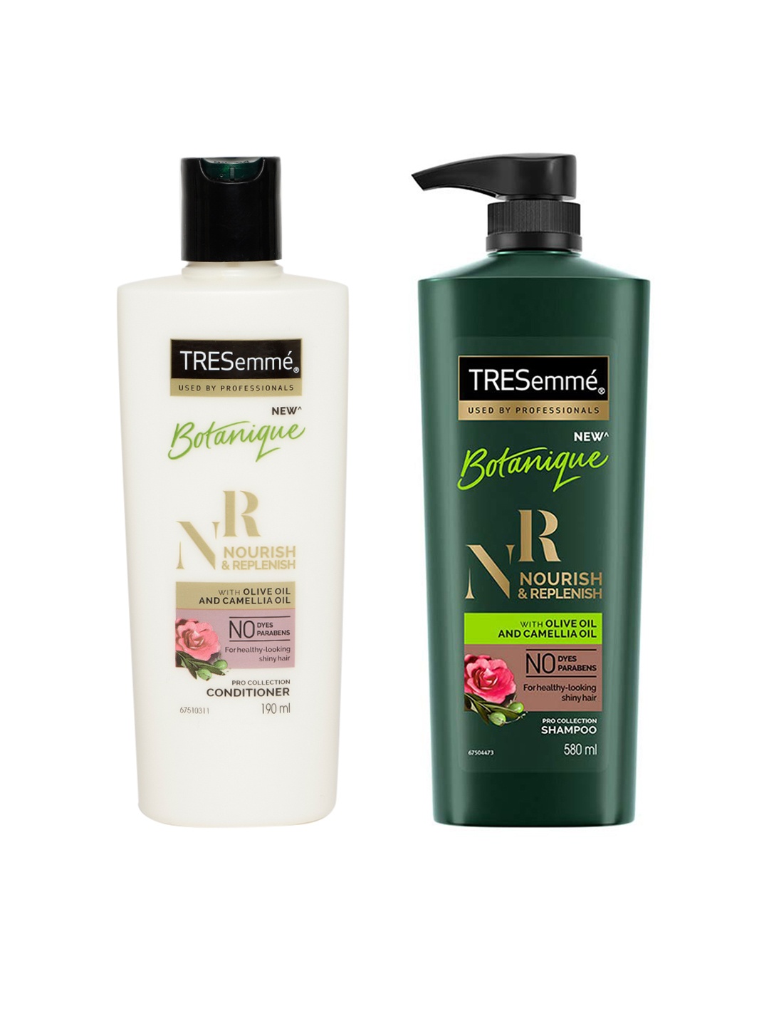 

TRESemme Set of Nourish & Replenish Pro Collection Conditioner & Shampoo, Green