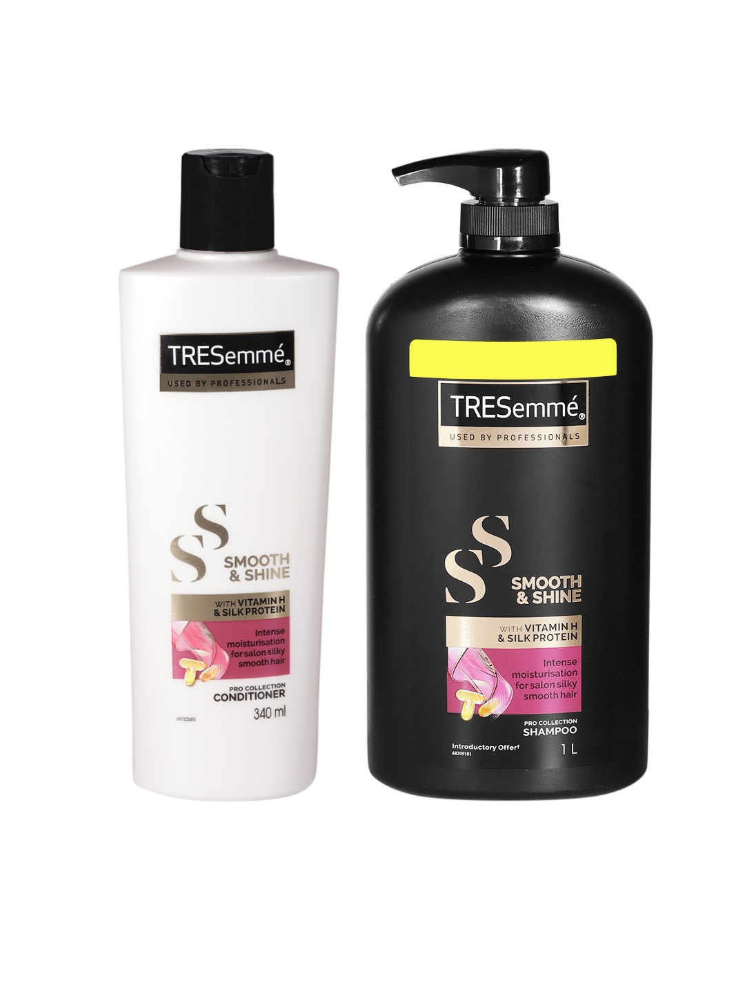 

TRESemme Set of Smooth Shine Conditioner & Shampoo, Black