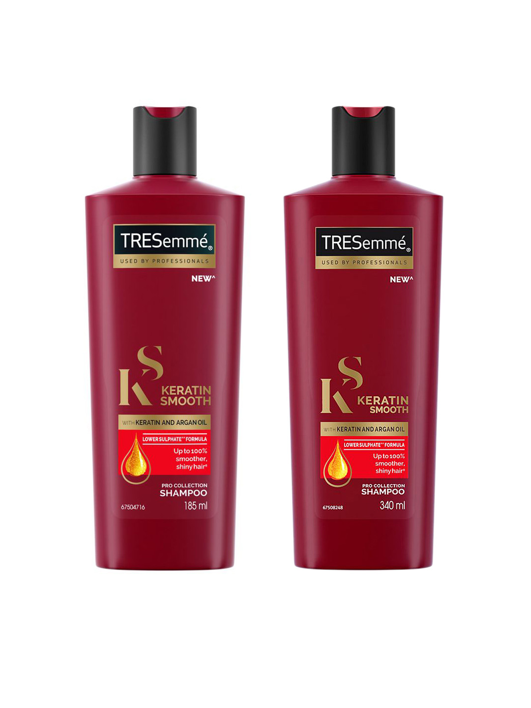

TRESemme Set of 2 Keratin Smooth Pro Collection Shampoos, Red
