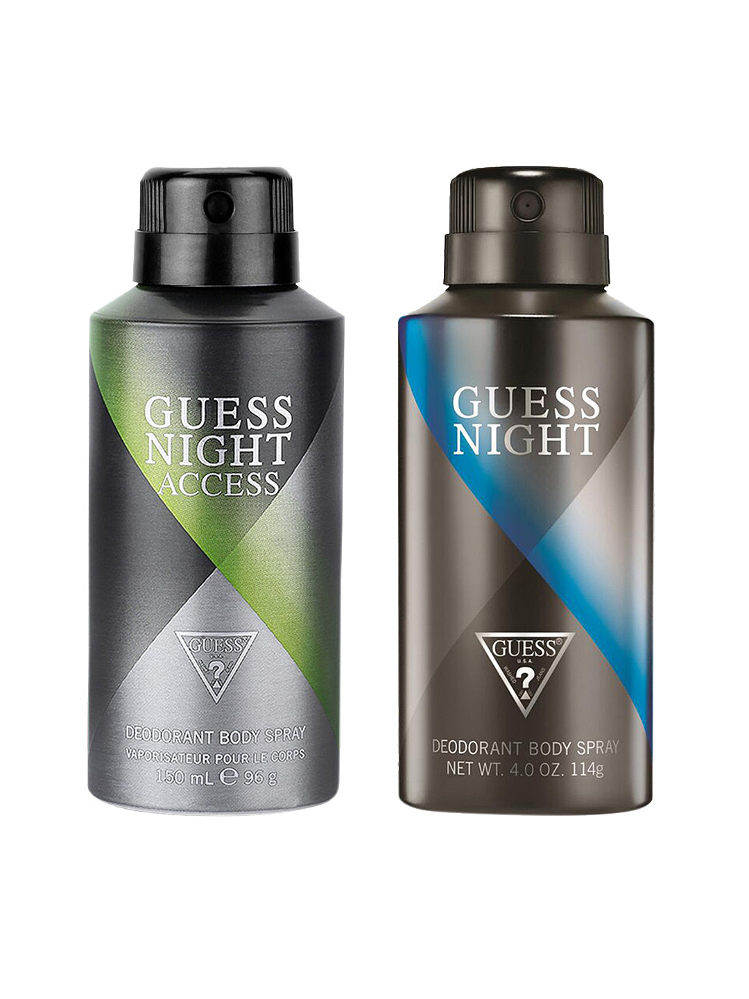 

GUESS Men Set Of 2 Deodorant - Night & Night Access - 150ml Each, Blue