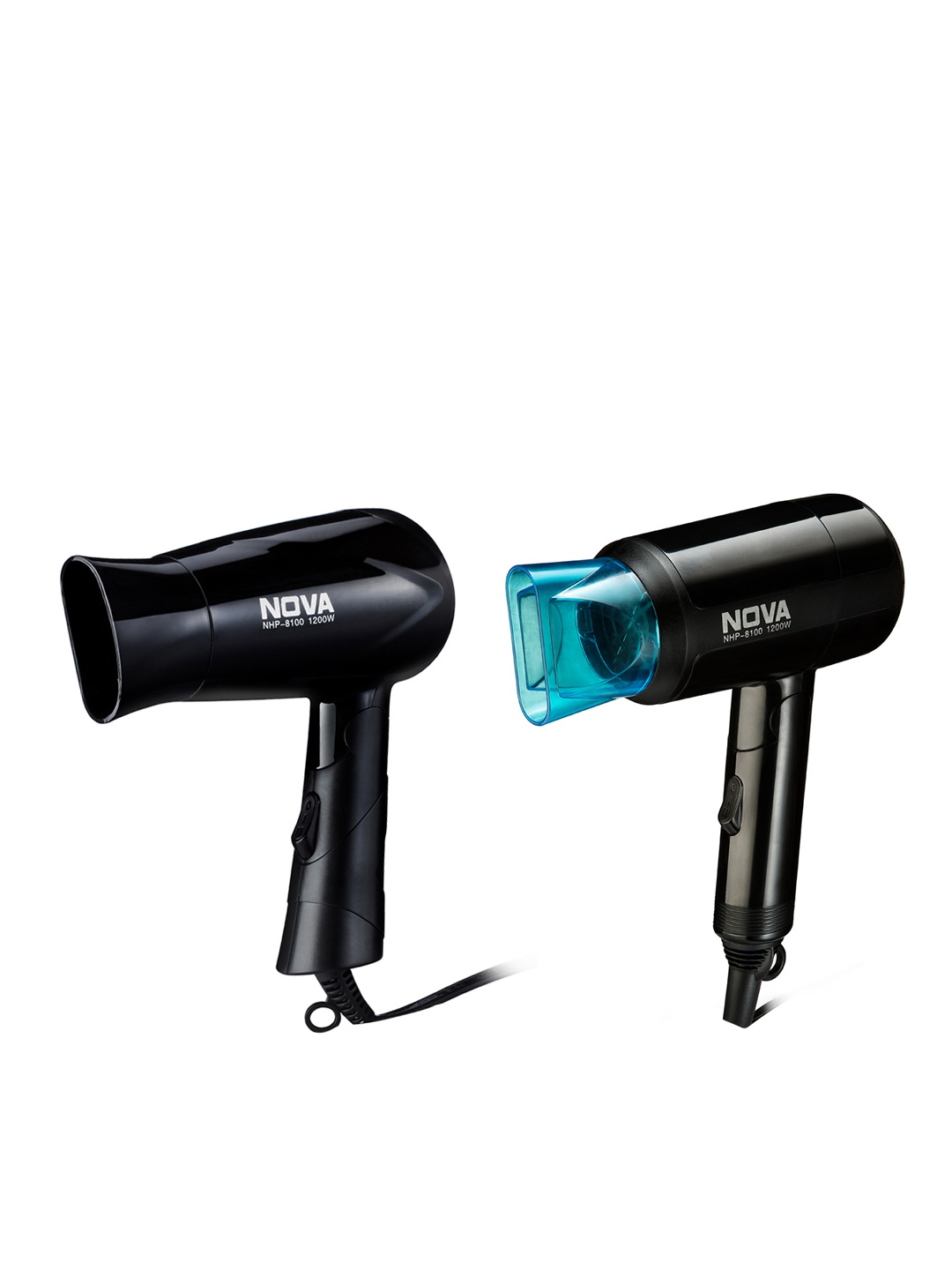 

NOVA Silky Shine Hot & Cold Foldable Hair Dryer NHP 8105 & NHP 8100 - Black & Blue