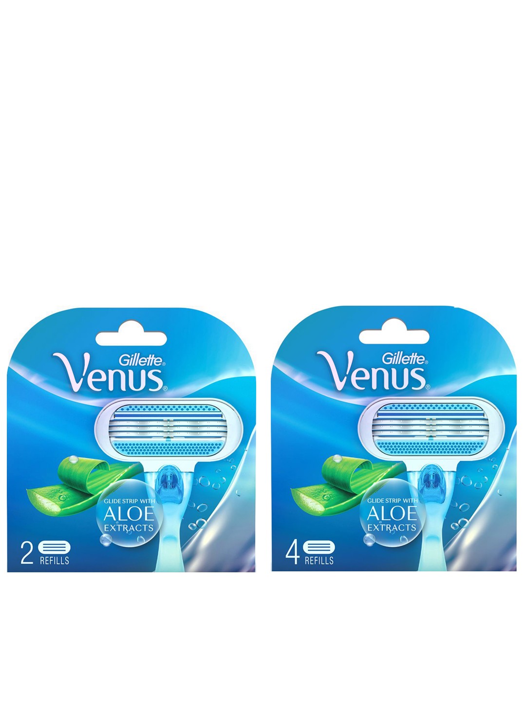 

Gillette Venus Women Set of 6 Cartridges with Aloe Extracts, Blue