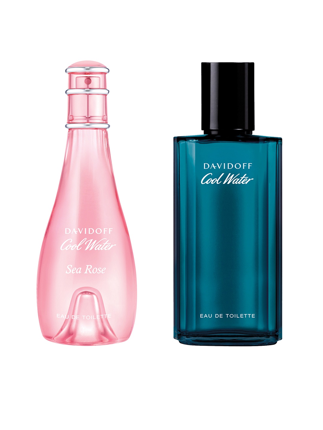 

DAVIDOFF Men Cool Water EDT & Women Cool Water Sea Rose EDT- 75 ml 100 ml, Pink