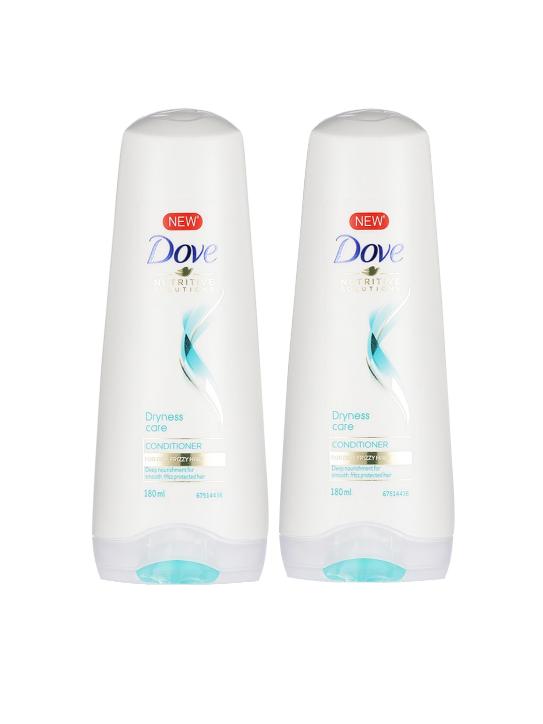 

Dove Hair Therapy Dryness Care Conditioner & Unisex Dryness Care Shampoo, White