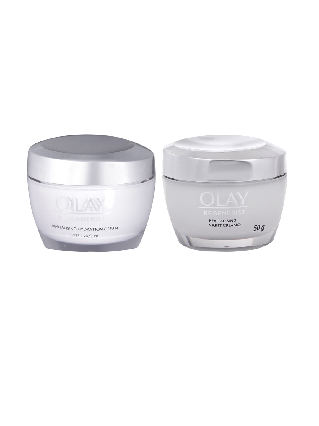 

Ola Anti-Ageing Hydration Cream & Women Anti-Ageing Revitalizing Night Skin Cream, White