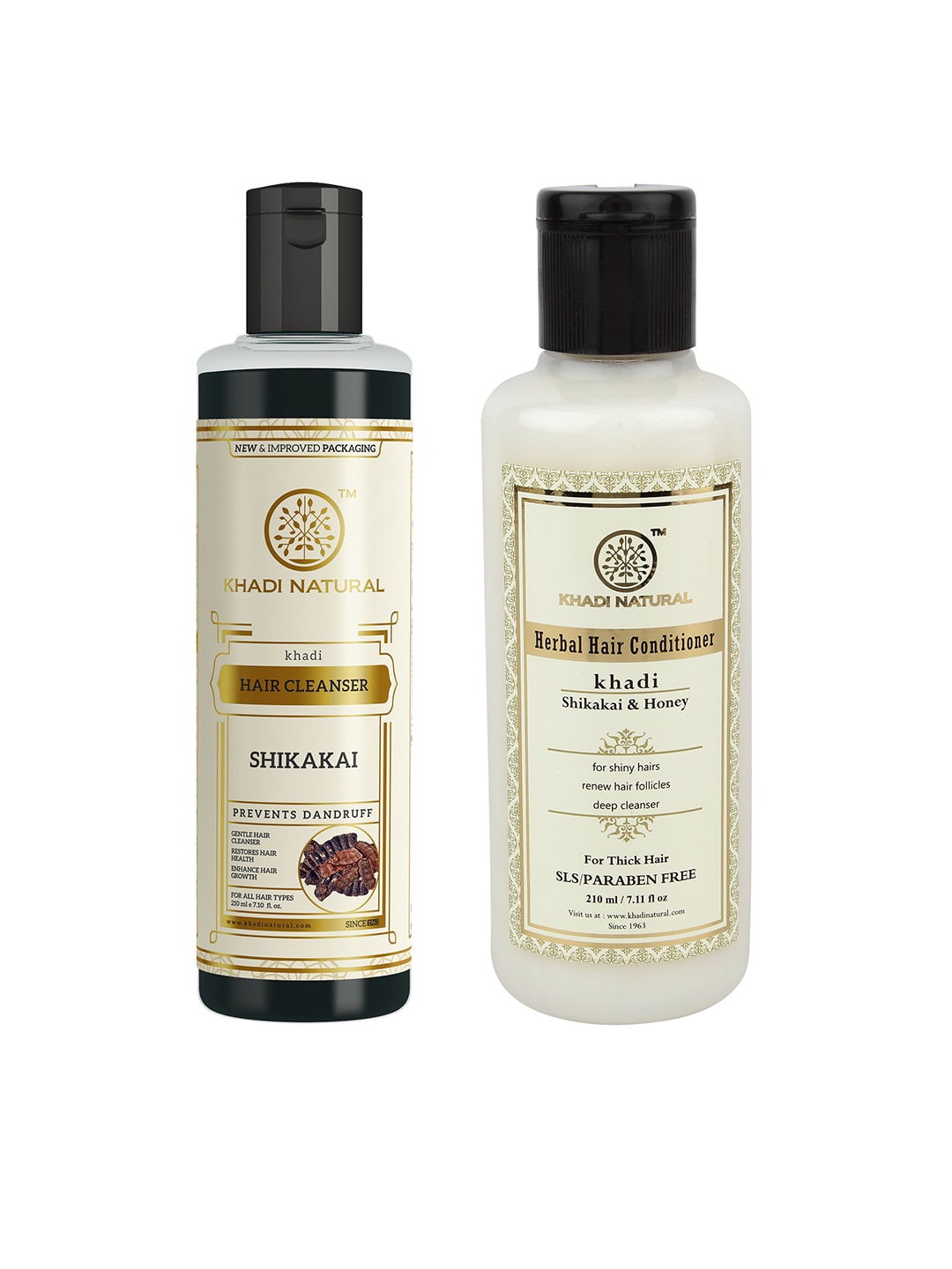 

Khadi Natural Shikakai Hair Cleanser & Conditioner, Off white