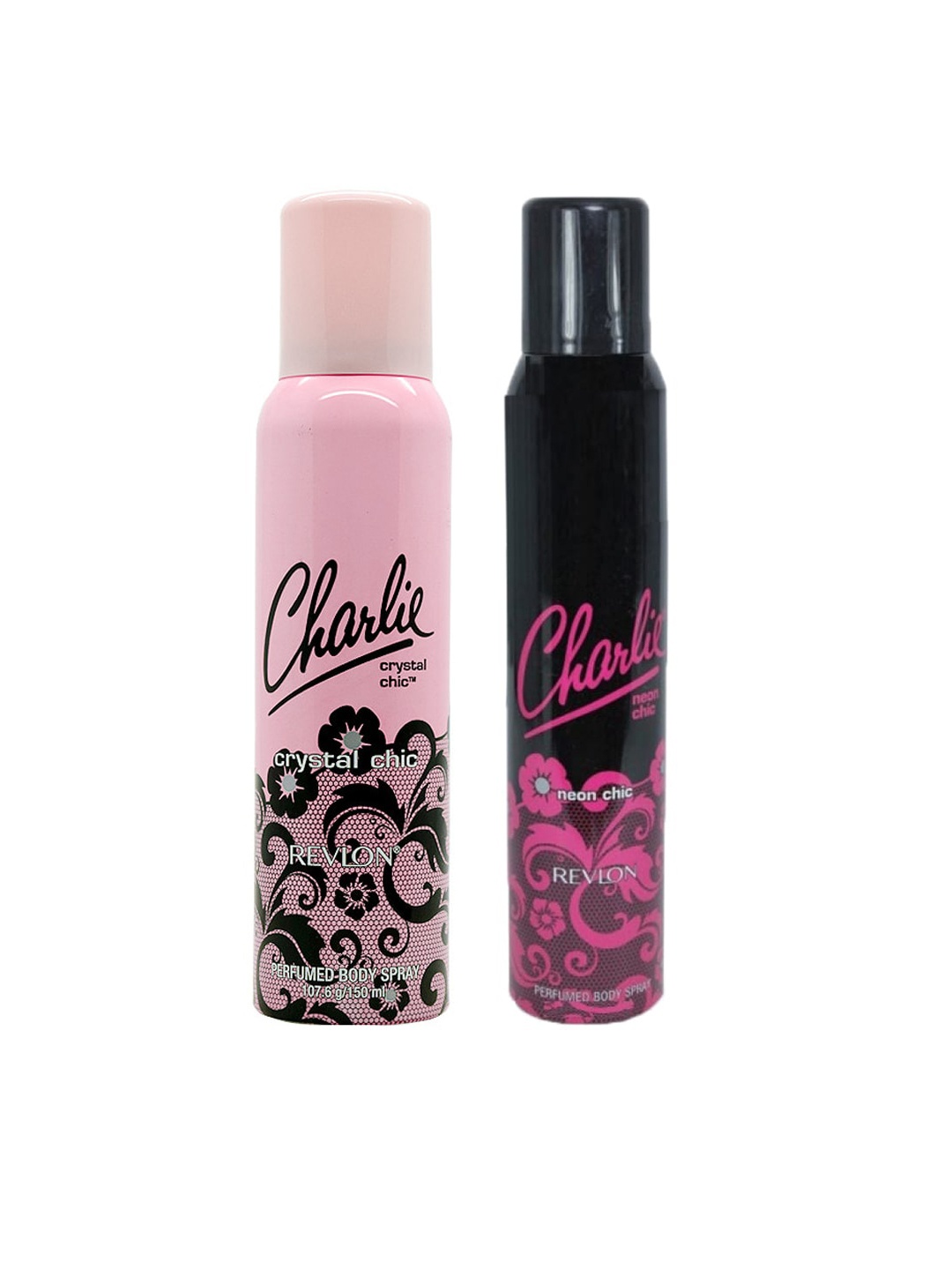 

Revlon Set Of Charlie Women Crystal Chic Deo & Neon Chic Deo, Pink