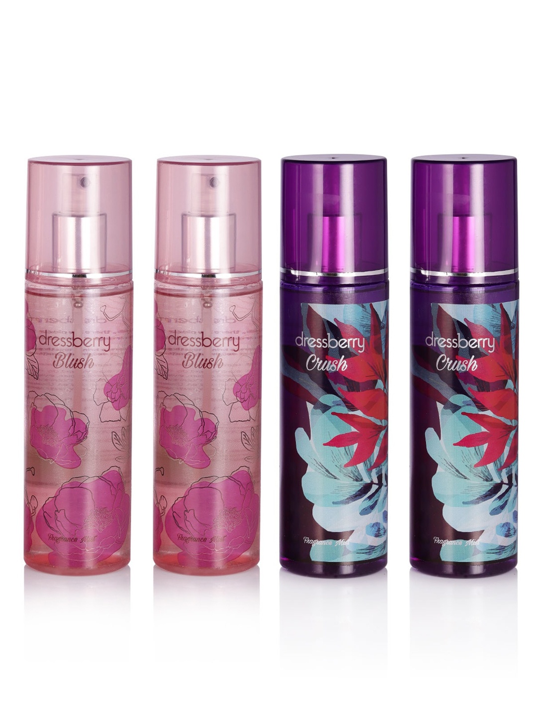 

DressBerry Set of 2 Blush Fragnance Body Mists- Set of 2 Crush Fragnance Body Mists, Purple
