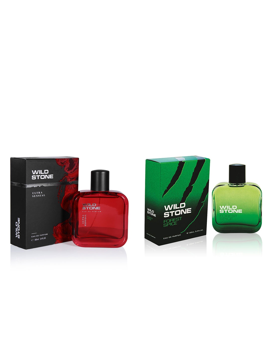 

Wild Stone Men Set Of Ultra Sensual Eau de Parfum & Forest Spice Perfume, Green