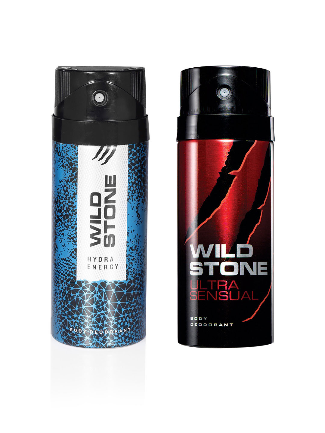 

Wild Stone Men Set Of Hydra Energy Deodorant & Ultra Sensual Deodorant, Blue