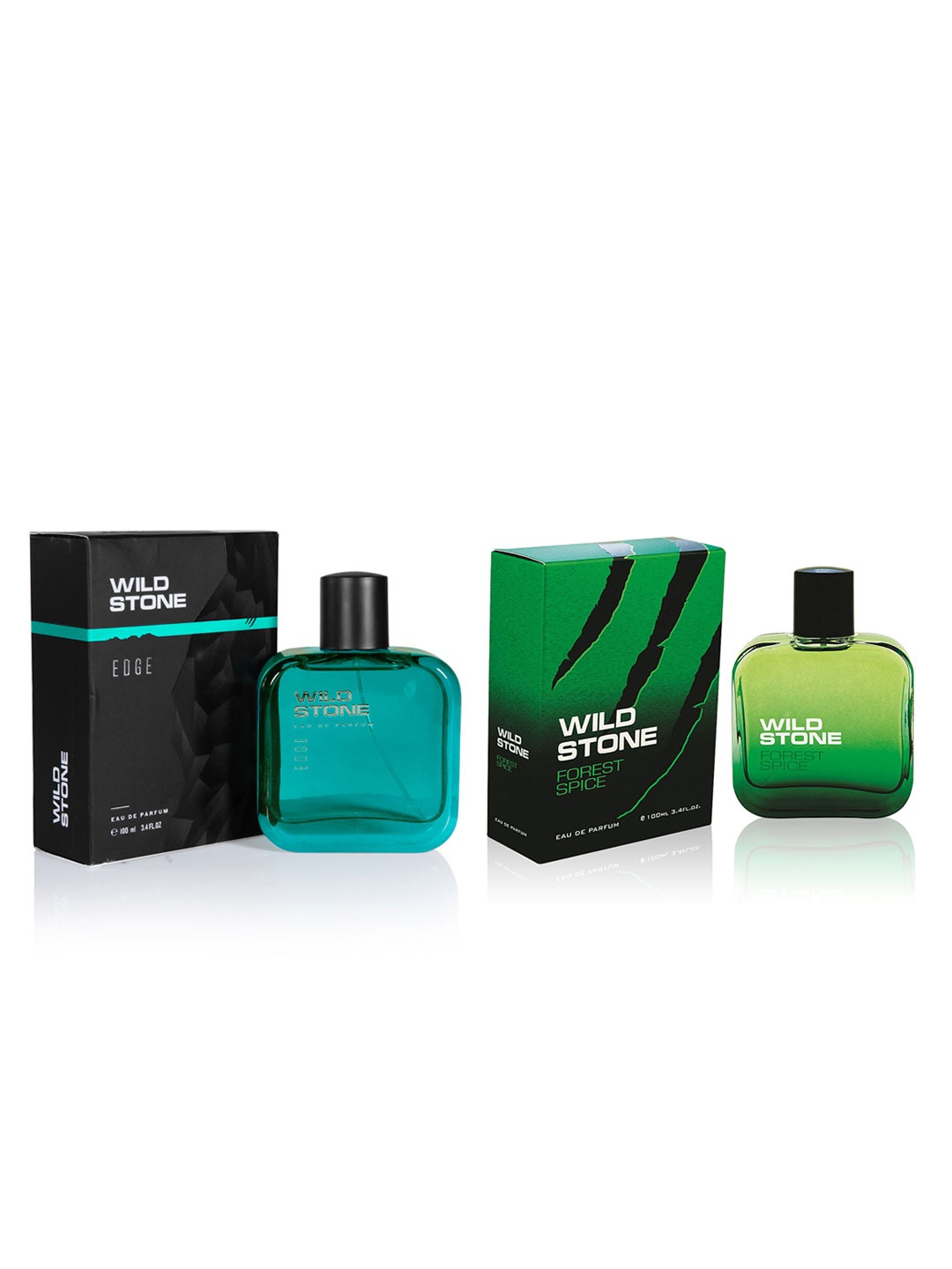 

Wild Stone Set Of Men Edge Eau de Parfum & Forest Spice Perfume, Green