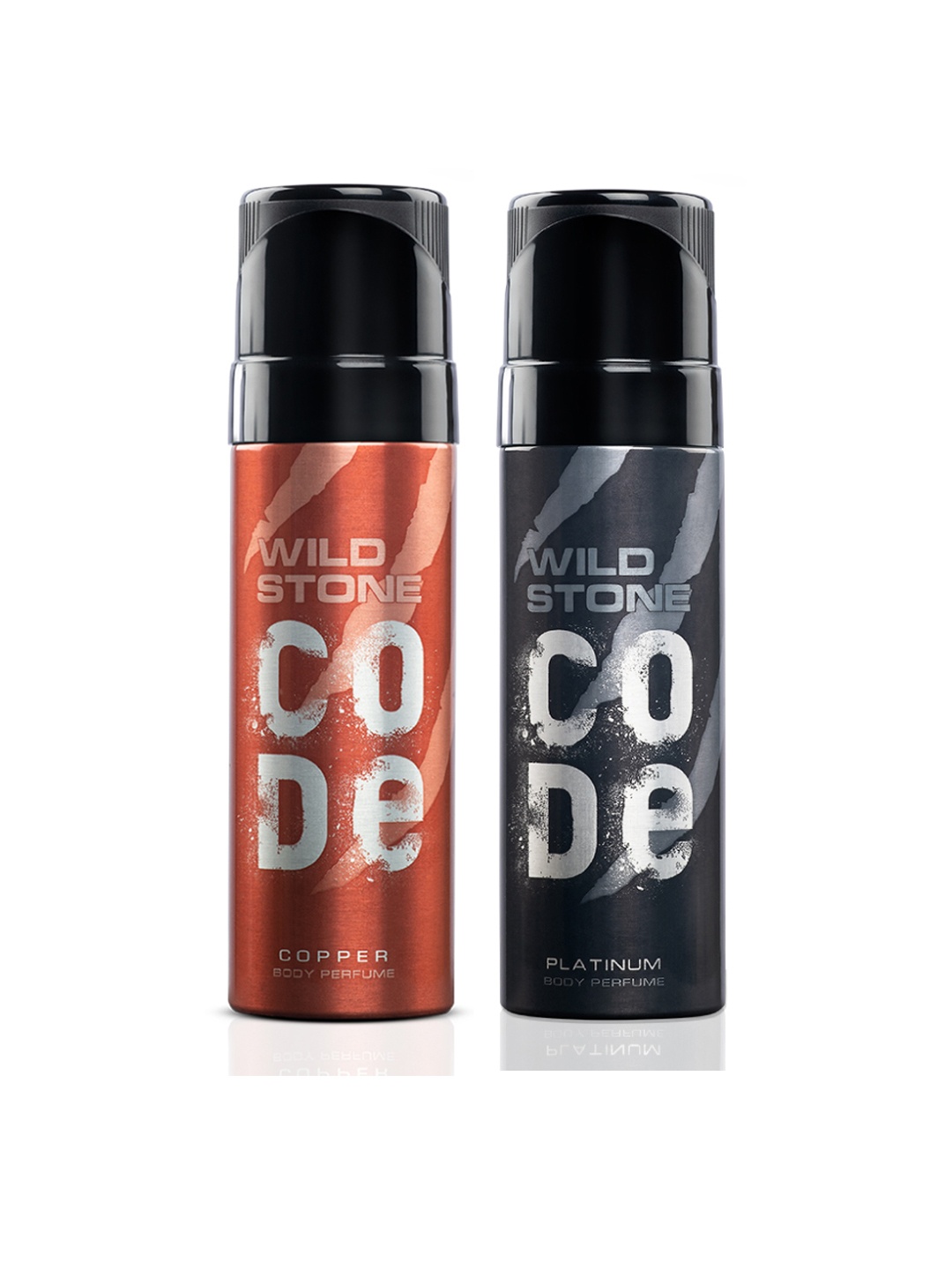 

Wild Stone Men Set of 2 Code Perfume Body Spray, Black