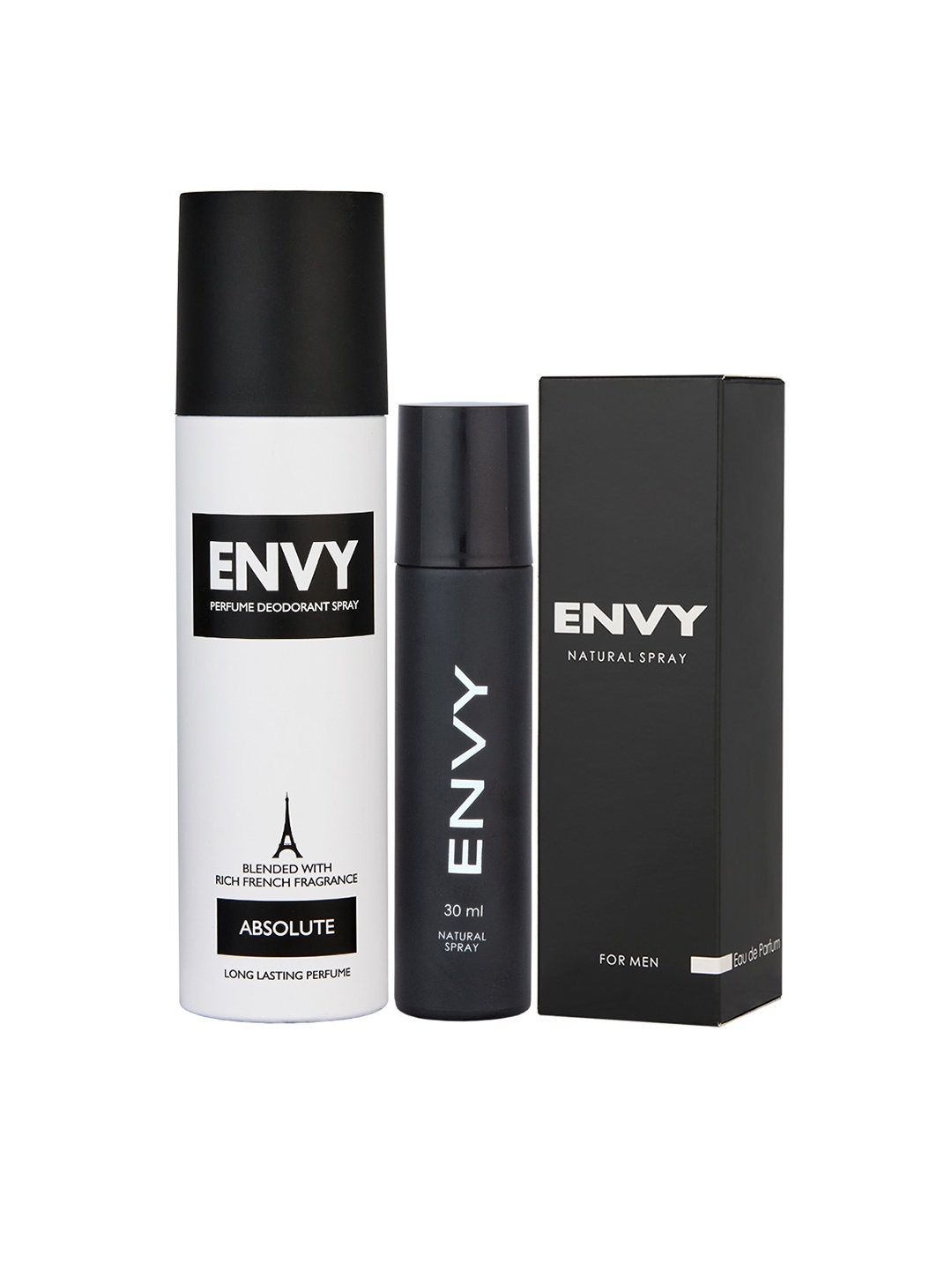 

Envy Men Combo of Eau De Perfume 30 ml & Absolute Deodorant 115g, White