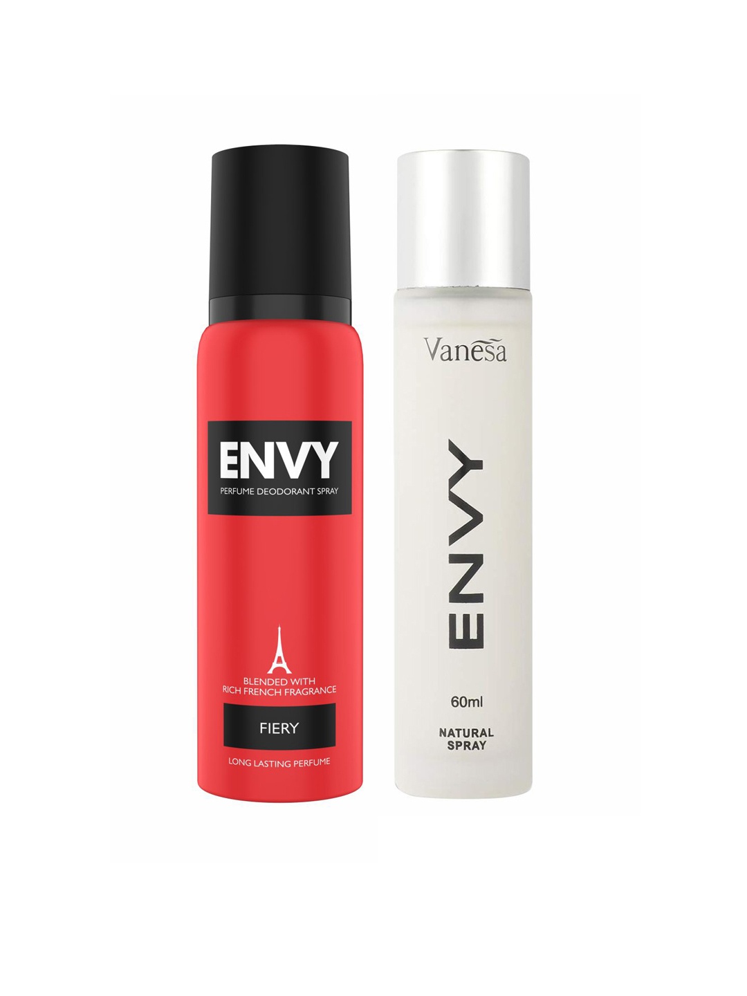 

Envy Men & Women Pack of 2 Perfume & Deodorant, Off white