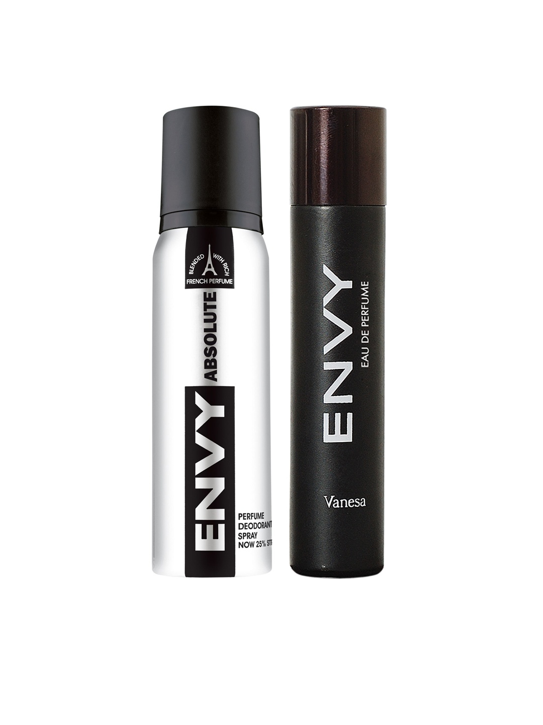 

Envy Men 60 ml Eau de Perfume and Absolute Deodorant 120 ml, Black