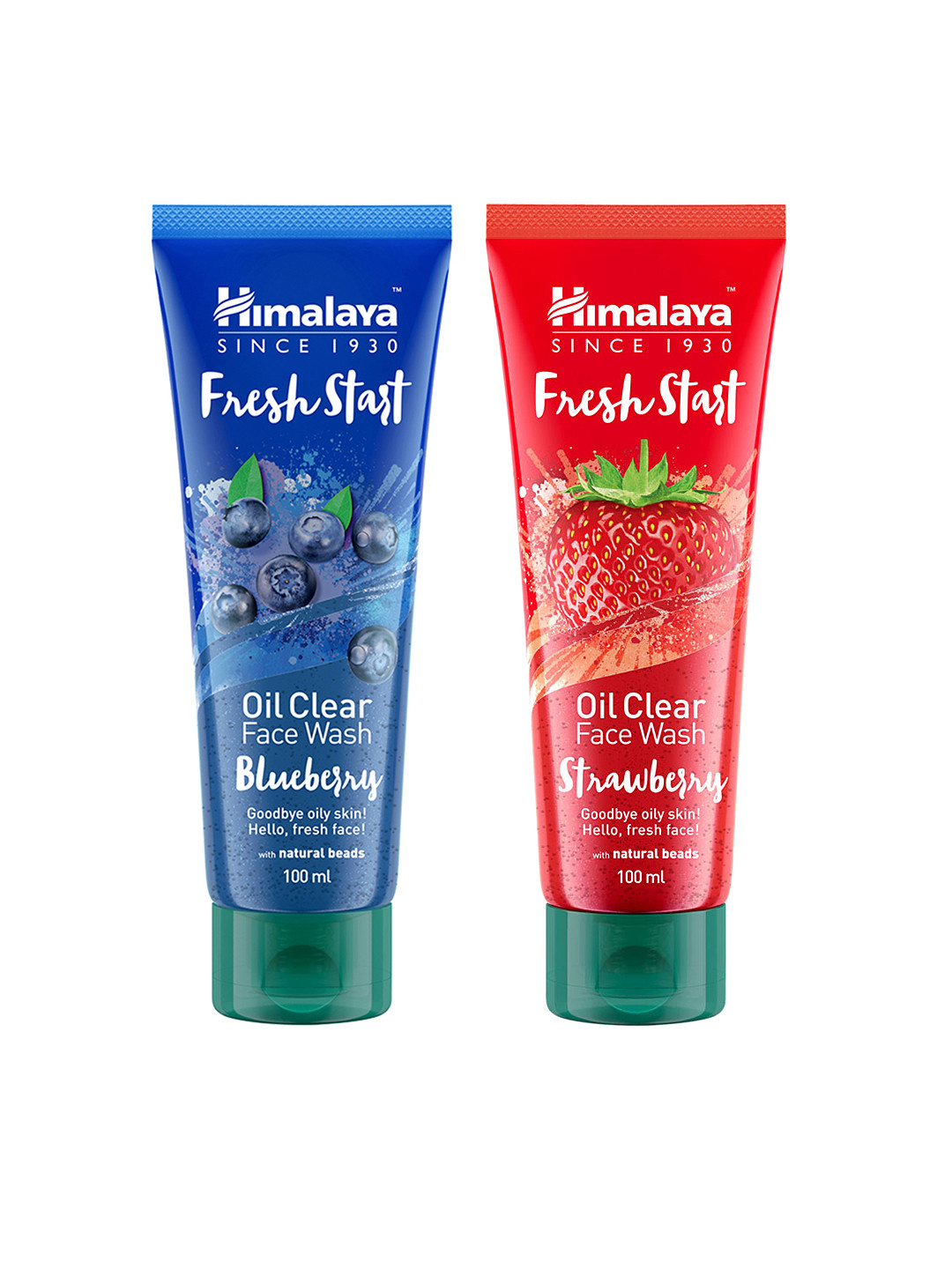 

Himalaya Set of Fresh Start Oil Clear Strawberry & Blueberry Face Wash, Blue
